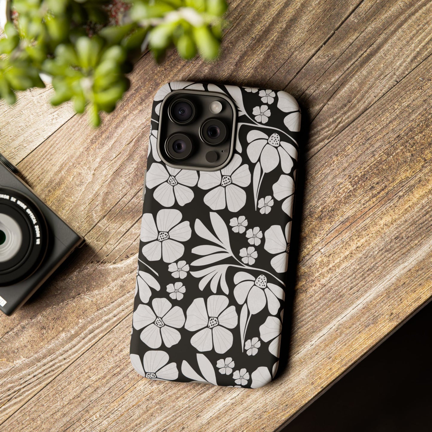 Phone Case - Boho, Retro, Vintage Flower Design Pattern