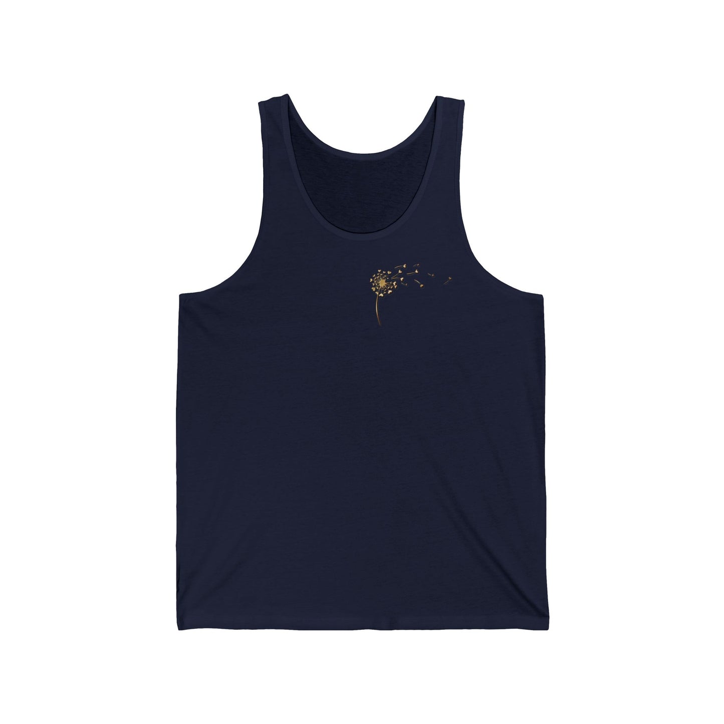 Spread Your Love - Dandelion Dreams - Unisex Jersey Tank – Perfect for Summer Days and Casual Outings