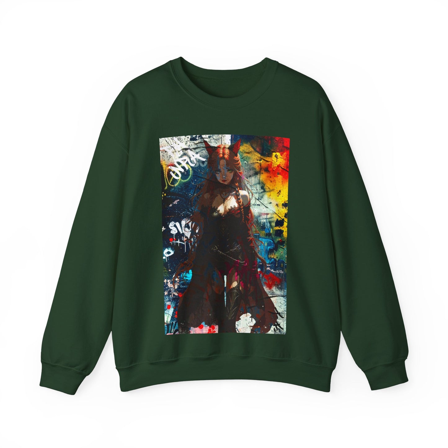 Vibrant Grafitti Art Crewneck Sweatshirt, Unisex Streetwear, Cozy Graphic Sweatshirt for Art Lovers, Perfect Gift for him/her/Teens, [...]