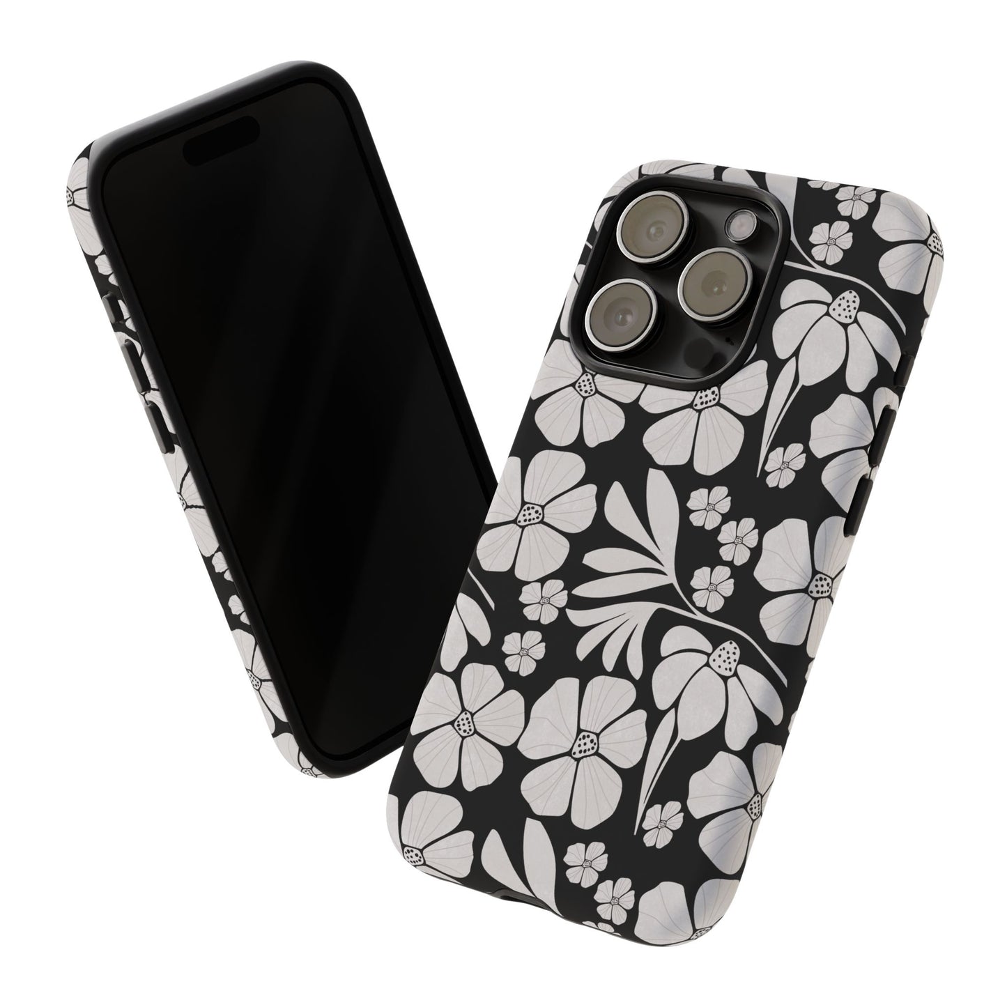 Phone Case - Boho, Retro, Vintage Flower Design Pattern