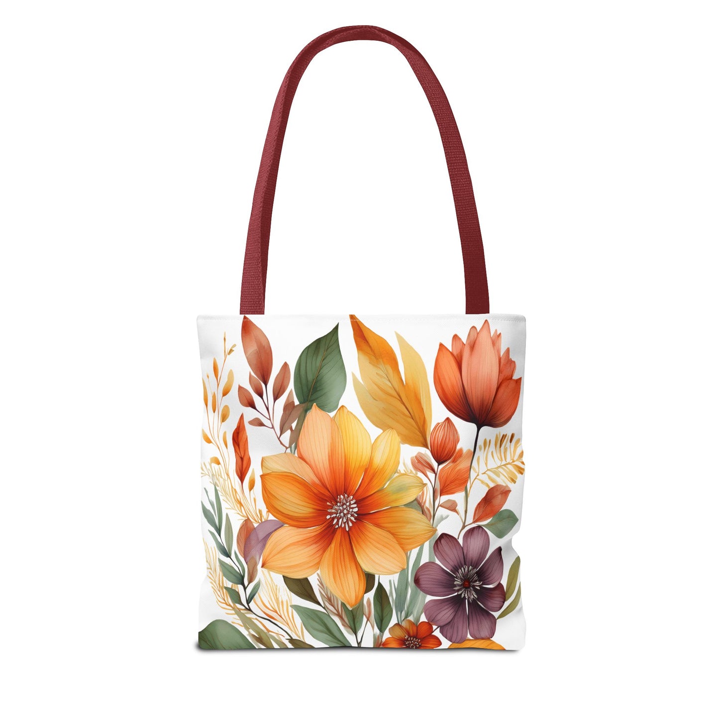 Boho Flowers 2 Tote Bag - Retro Vintage Style