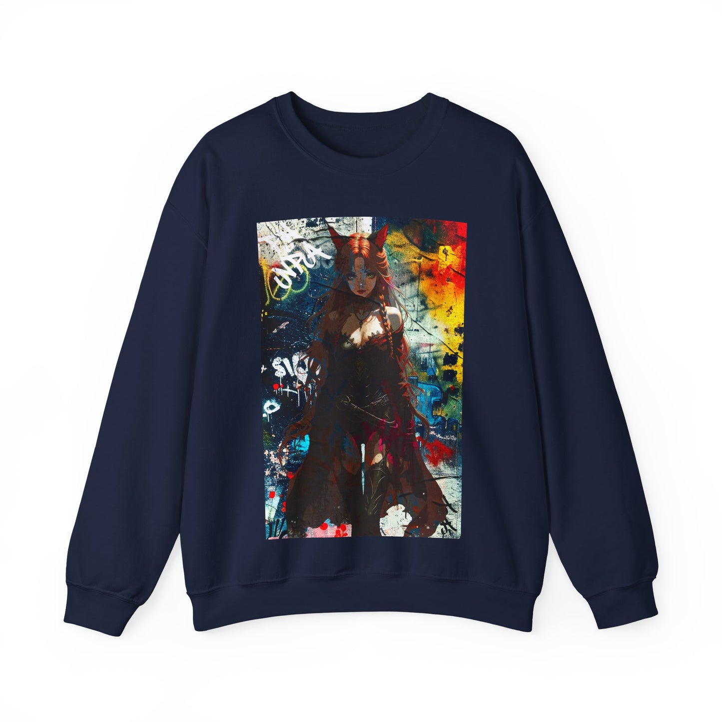 Vibrant Grafitti Art Crewneck Sweatshirt, Unisex Streetwear, Cozy Graphic Sweatshirt for Art Lovers, Perfect Gift for him/her/Teens, [...]