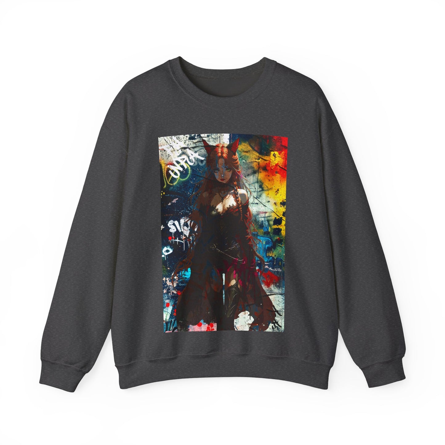 Vibrant Grafitti Art Crewneck Sweatshirt, Unisex Streetwear, Cozy Graphic Sweatshirt for Art Lovers, Perfect Gift for him/her/Teens, [...]