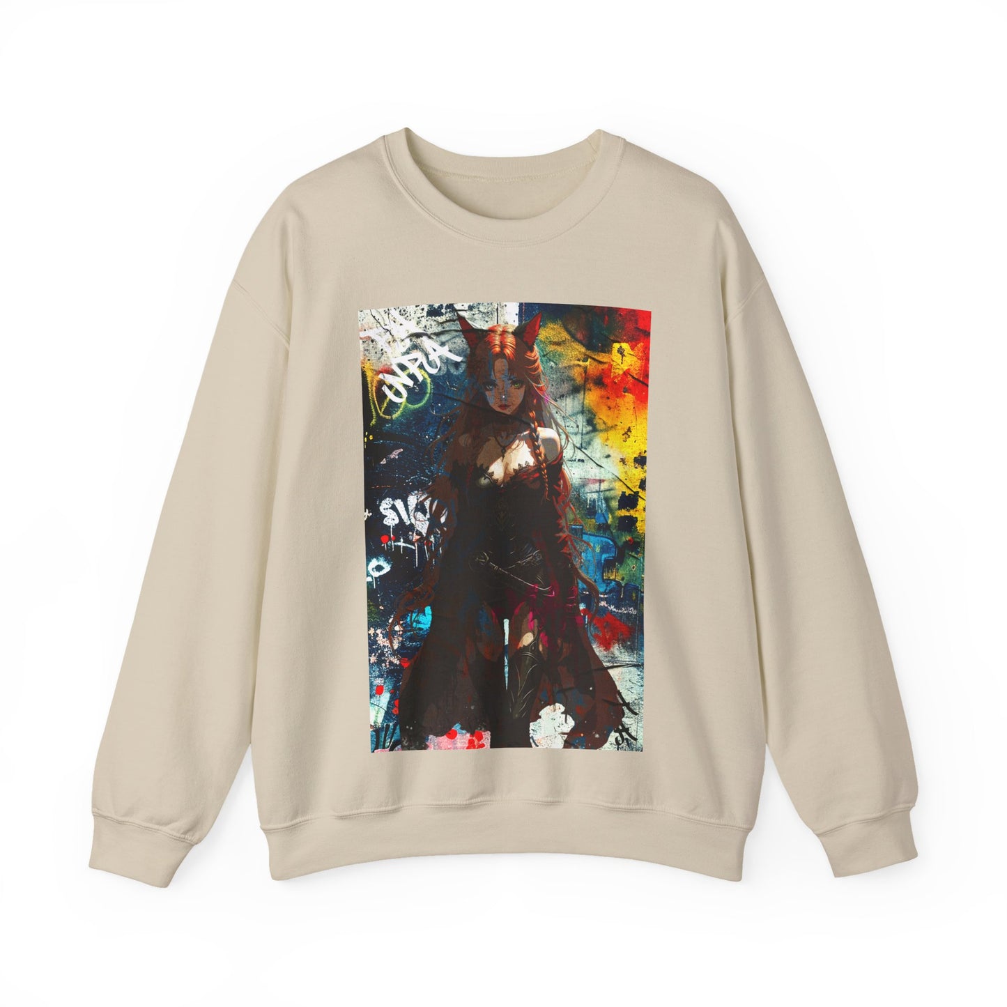 Vibrant Grafitti Art Crewneck Sweatshirt, Unisex Streetwear, Cozy Graphic Sweatshirt for Art Lovers, Perfect Gift for him/her/Teens, [...]