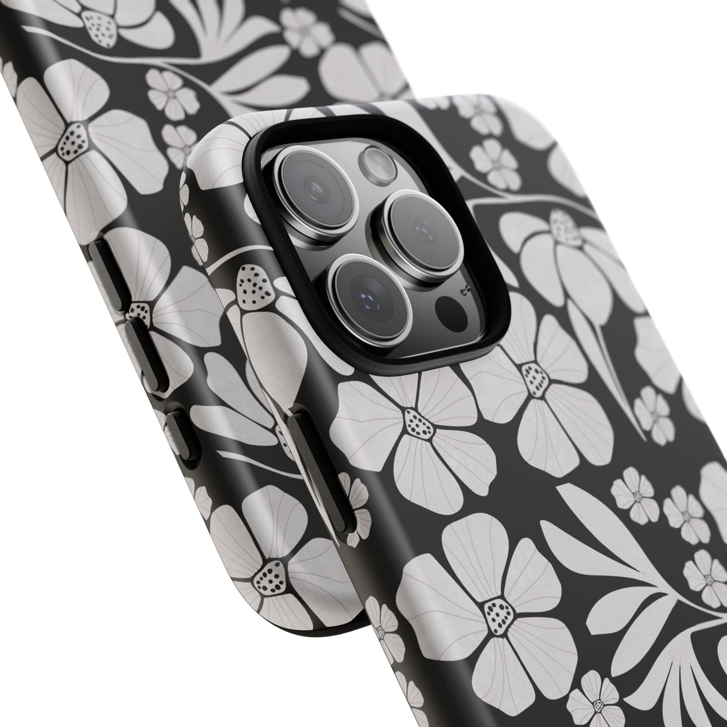 Phone Case - Boho, Retro, Vintage Flower Design Pattern