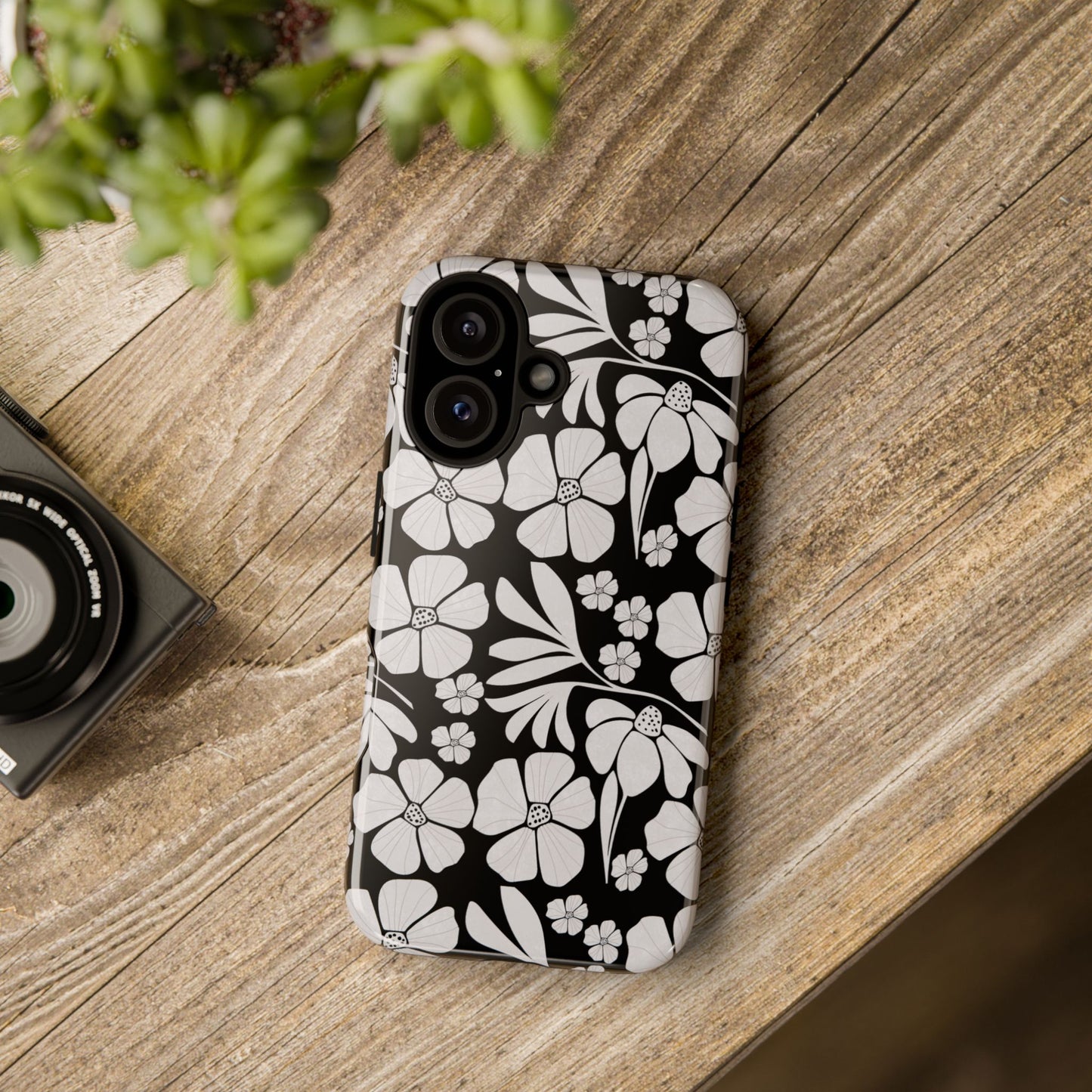 Phone Case - Boho, Retro, Vintage Flower Design Pattern