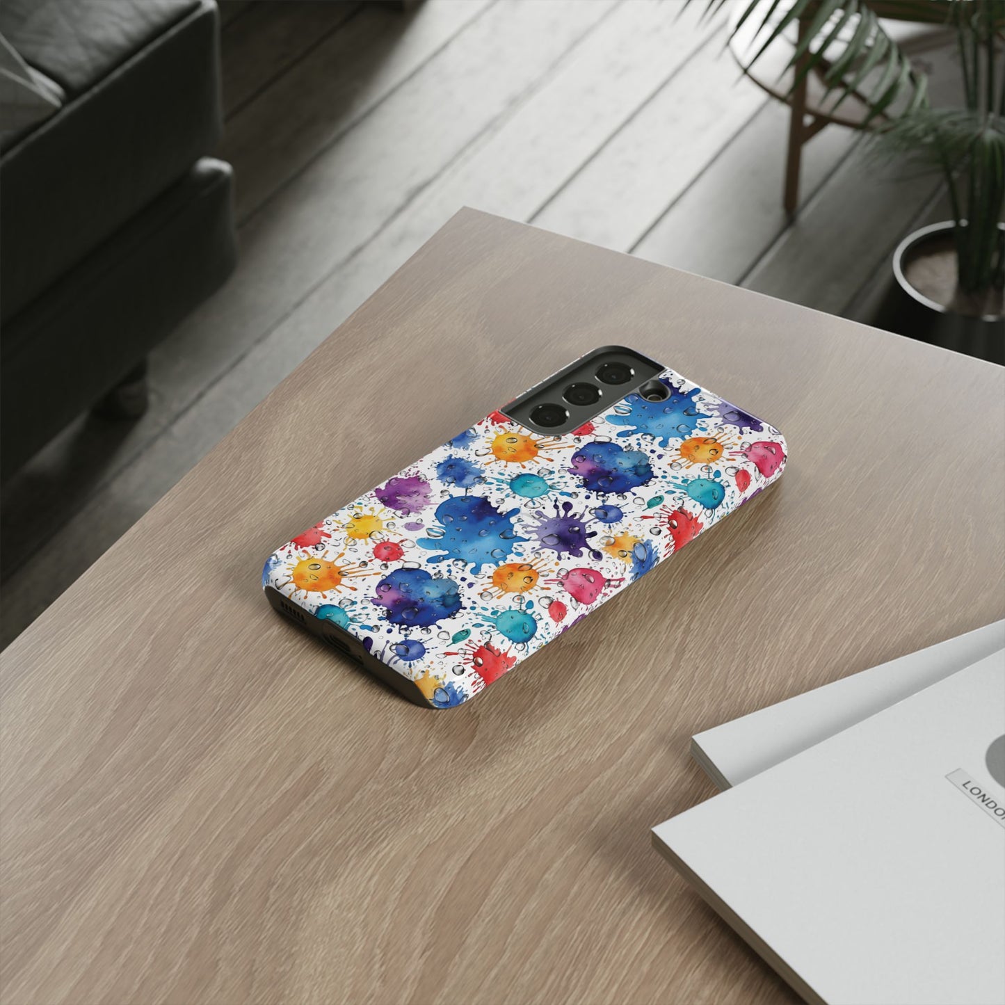 Phone Cases Abstract Colorful Splashes Tough Cases