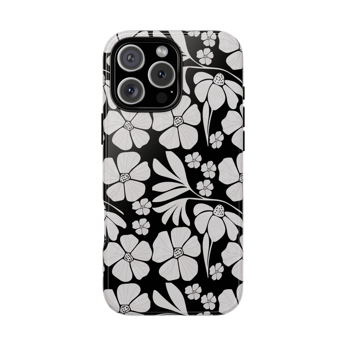 Phone Case - Boho, Retro, Vintage Flower Design Pattern