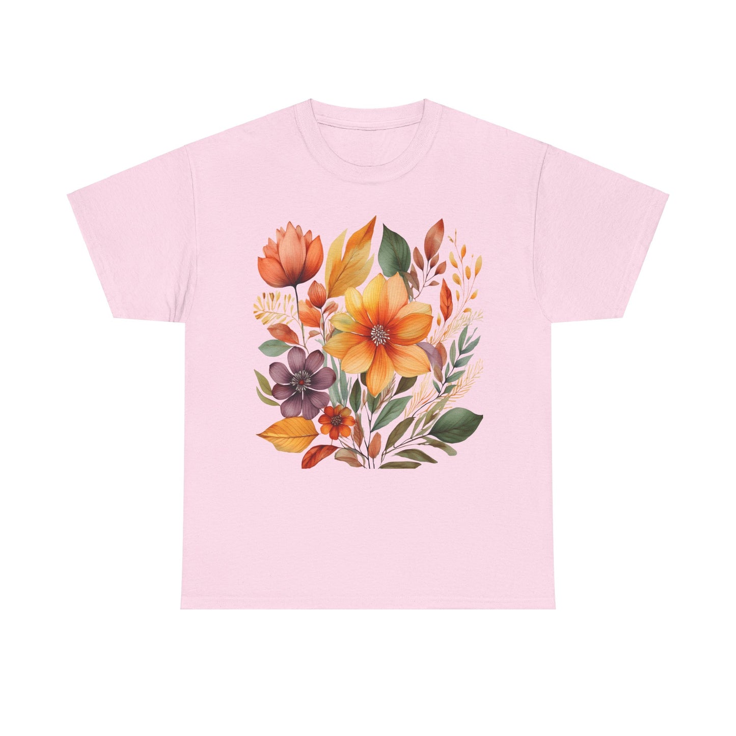 Bloom with Courage Floral Design -  Floral Tee