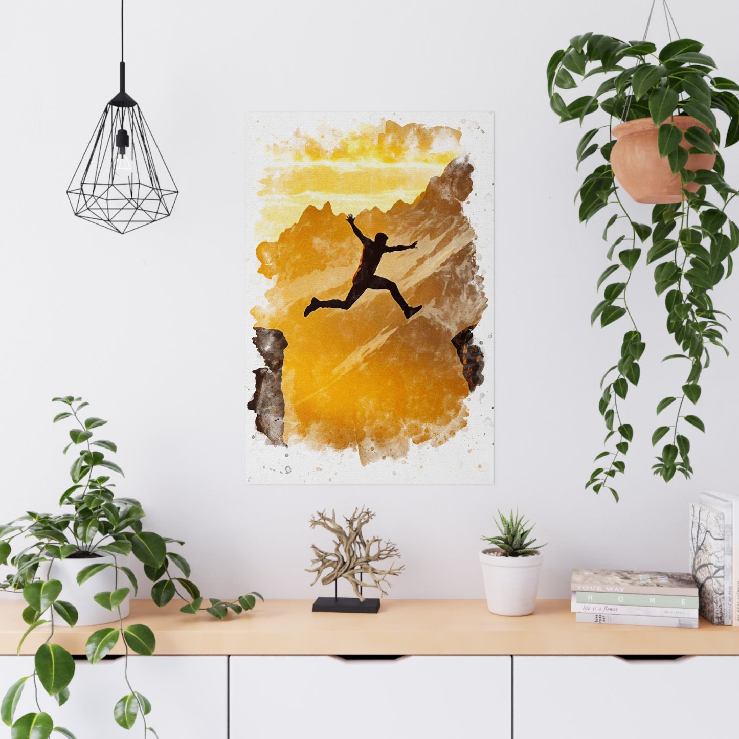 Leap of Light – Courage in Motion, Painted in Gold 🌄🦅 - Adventure Vibe Matte Poster - Inspiring Wall Art for Home Decor, Motivational Decor, Nature Lover Gift, Adventure Wall Art, Travel [...]