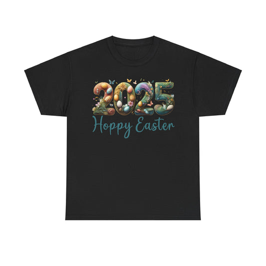 Easter 2025 Unisex Tee - Hoppy Easter Design