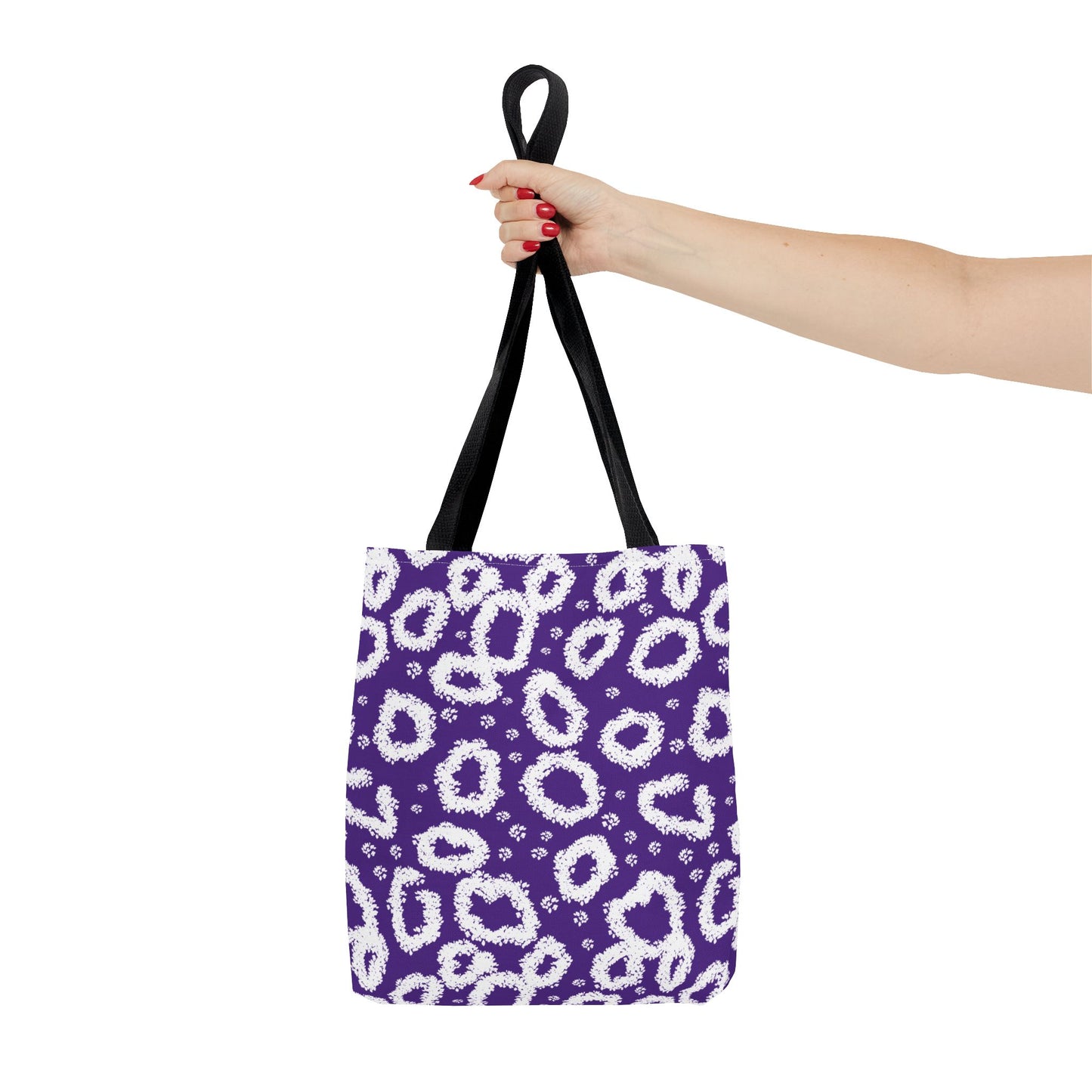 Purple Leopard Print Tote Bag - Stylish & Versatile for Everyday Use