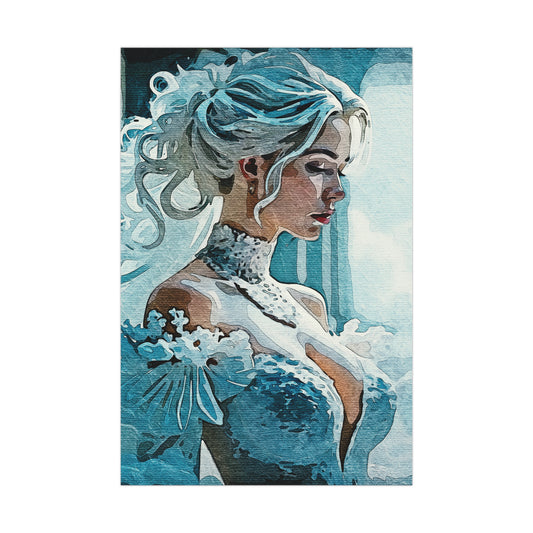 Radiant Empowerment – Elegance That Commands Light ⚡👑 - Elegant Matte Poster Art Print, Home Decor, Wall Art, Gift for Her, Modern Decor, Bedroom Aesthetic