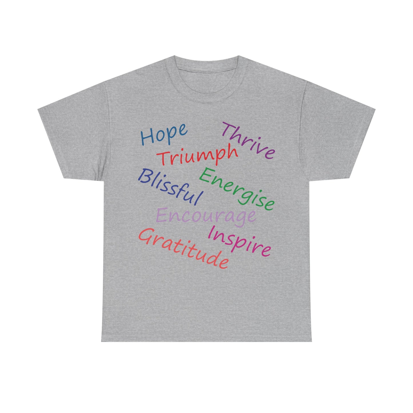 Uplifting Motivational Tee - Inspirational Quotes Shirt, Positive Vibes T-Shirt, Grateful Living Apparel, Hope & Encouragement Gift, [...]
