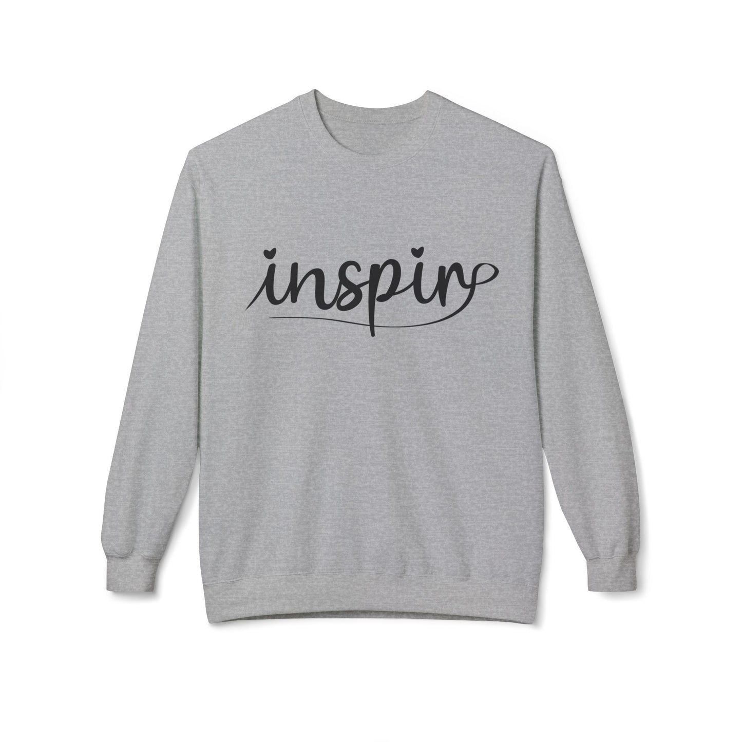 Inspire Fleece Crewneck Sweatshirt - Unisex Inspirational Apparel