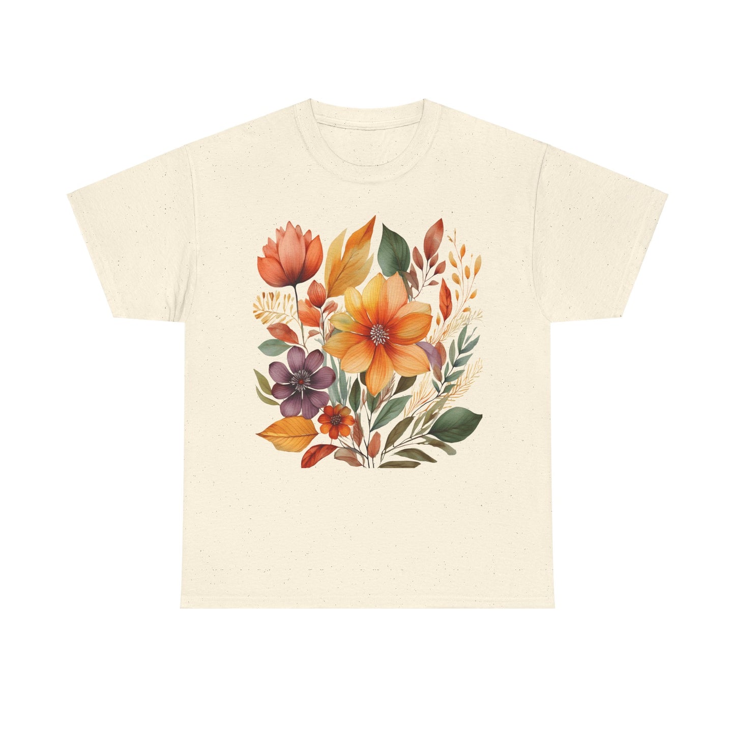 Bloom with Courage Floral Design -  Floral Tee