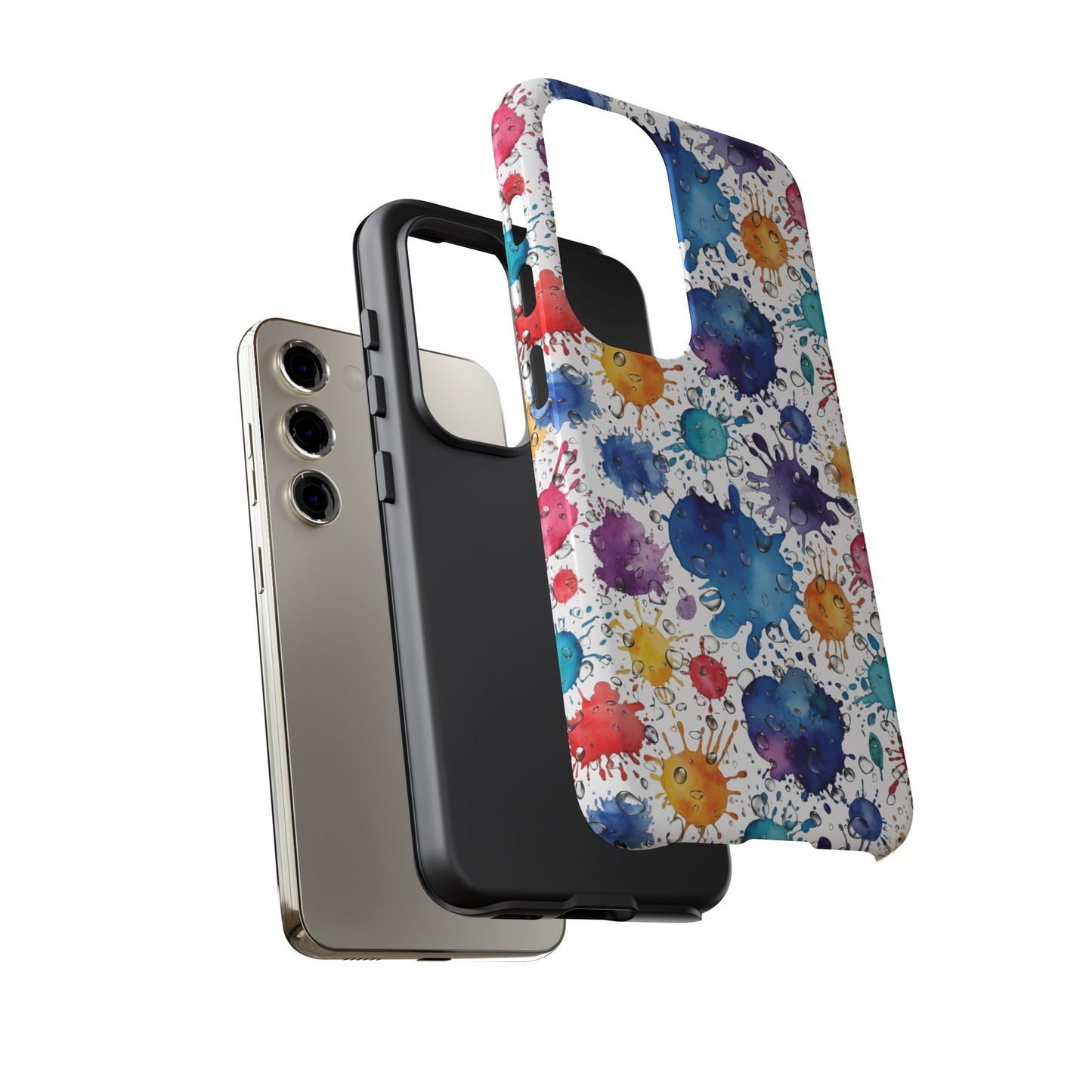 Phone Cases Abstract Colorful Splashes Tough Cases