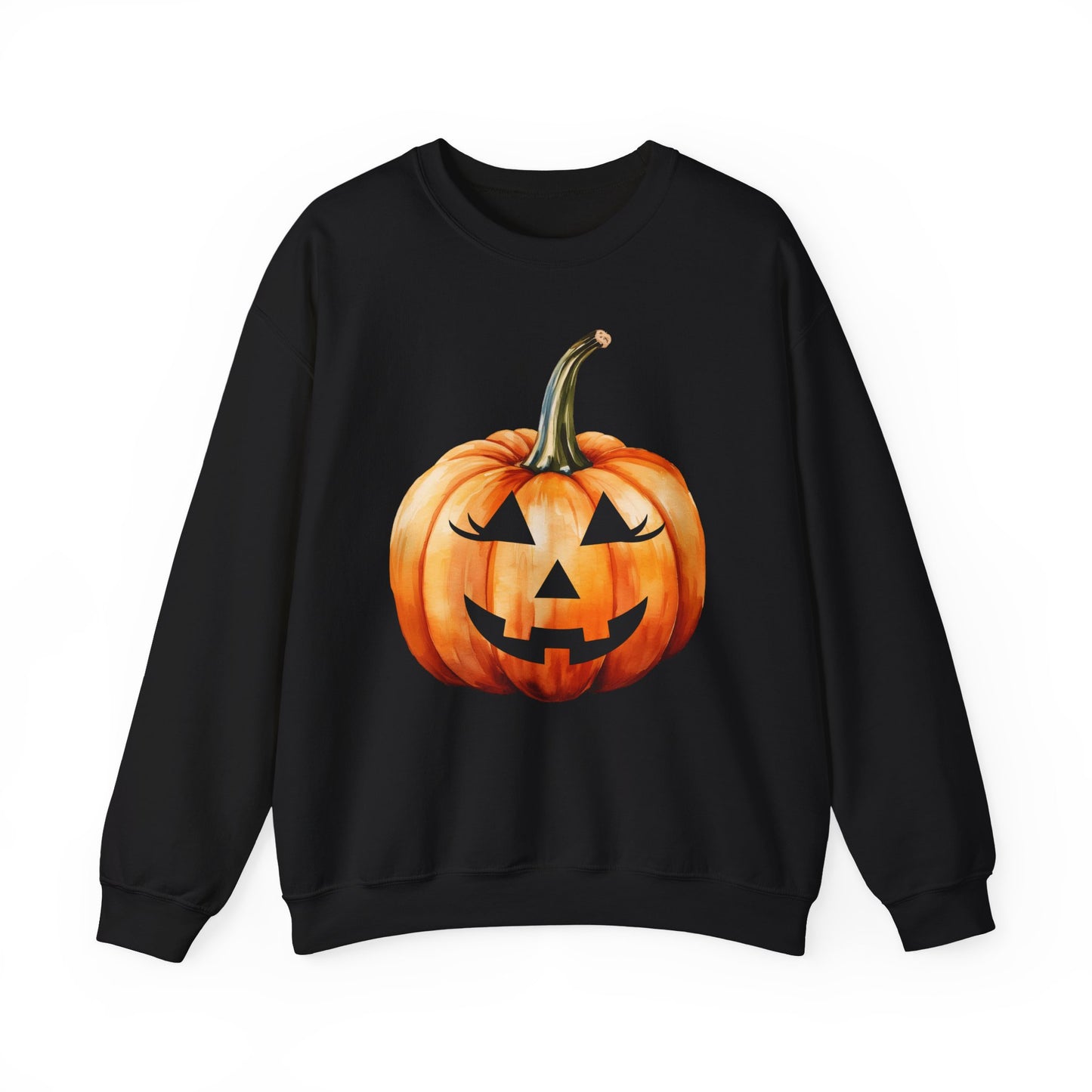 🎃 Embrace Autumn Magic - Pumpkin Bliss Collection for Cozy Season Vibes ✨ - Halloween Pumpkin Crewneck Sweatshirt | Cozy Fall Fashion, Unisex Sweater, Casual Wear, Gift for Halloween Lovers, Autumn Style