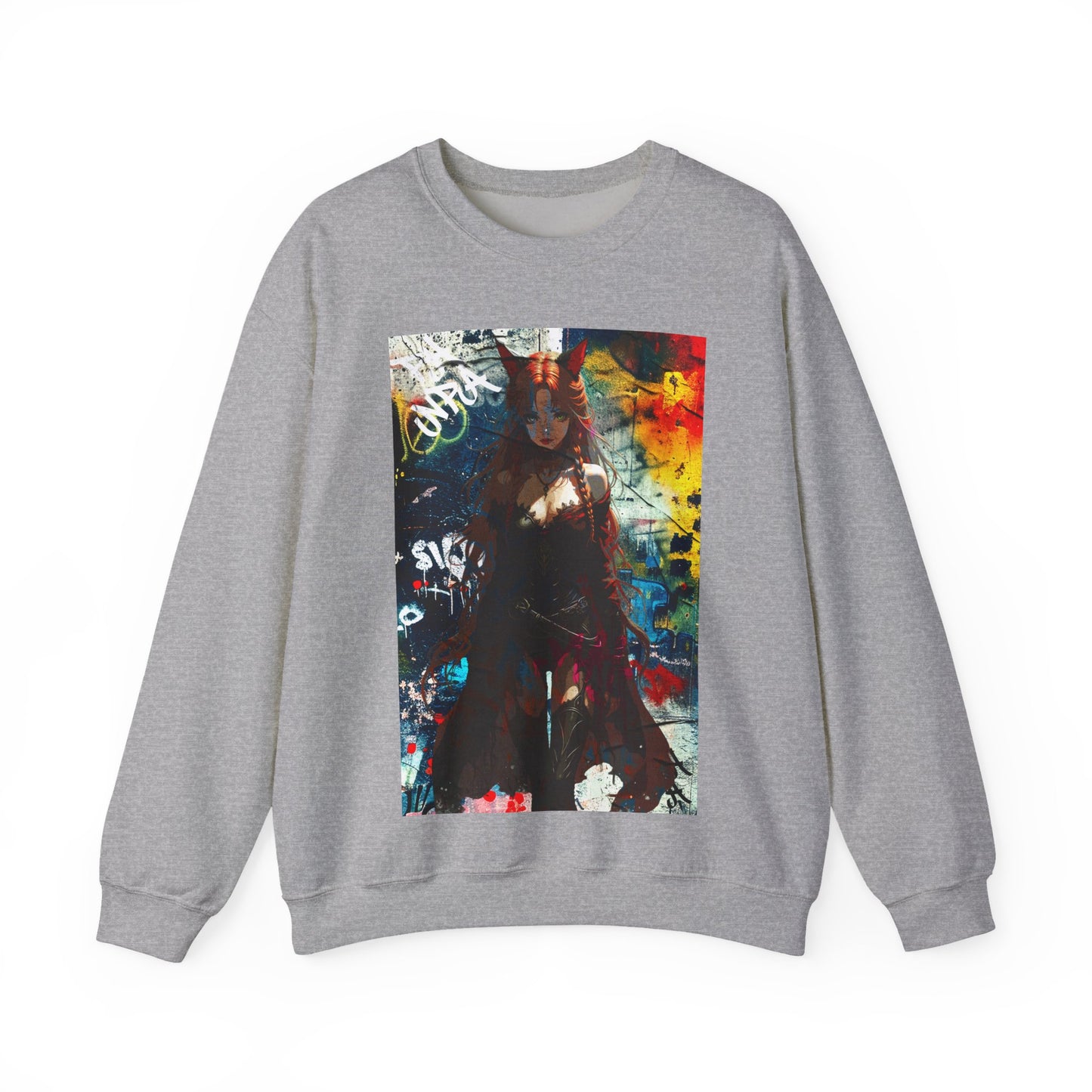 Vibrant Grafitti Art Crewneck Sweatshirt, Unisex Streetwear, Cozy Graphic Sweatshirt for Art Lovers, Perfect Gift for him/her/Teens, [...]