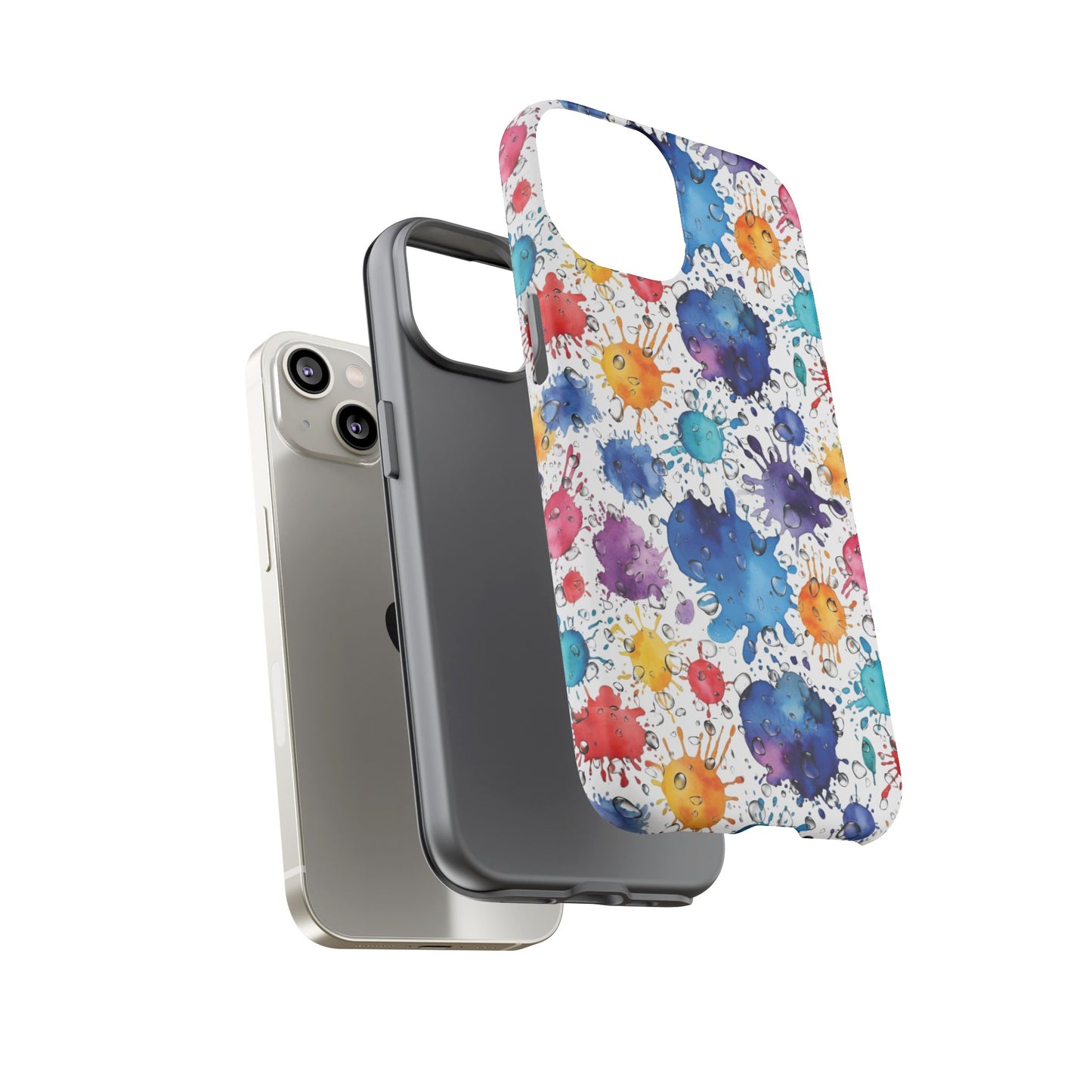 Phone Cases Abstract Colorful Splashes Tough Cases