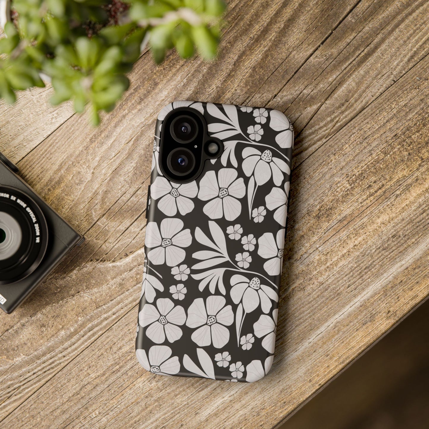 Phone Case - Boho, Retro, Vintage Flower Design Pattern