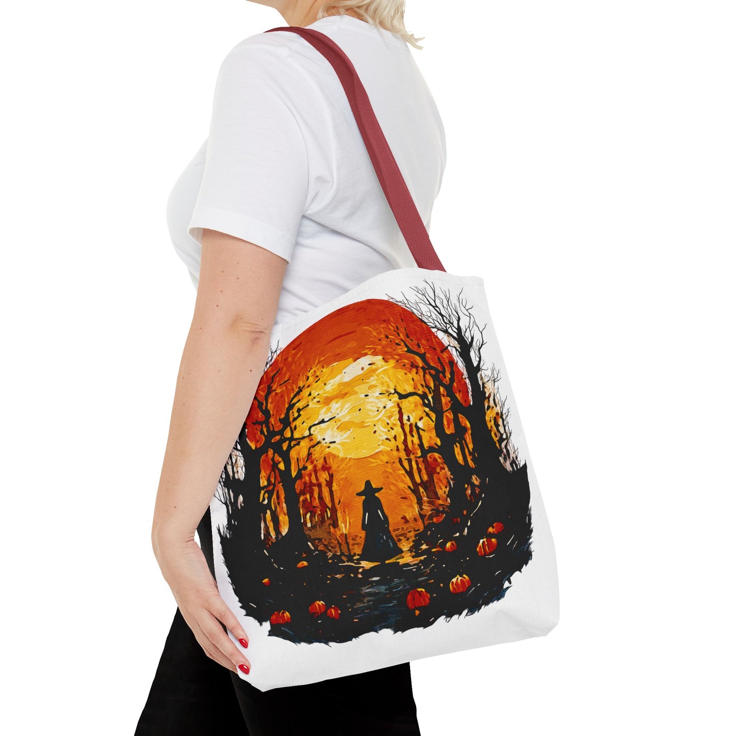 🎃 Moonlit Mischief: Autumn’s Enchanted GlowTote Bag (AOP)