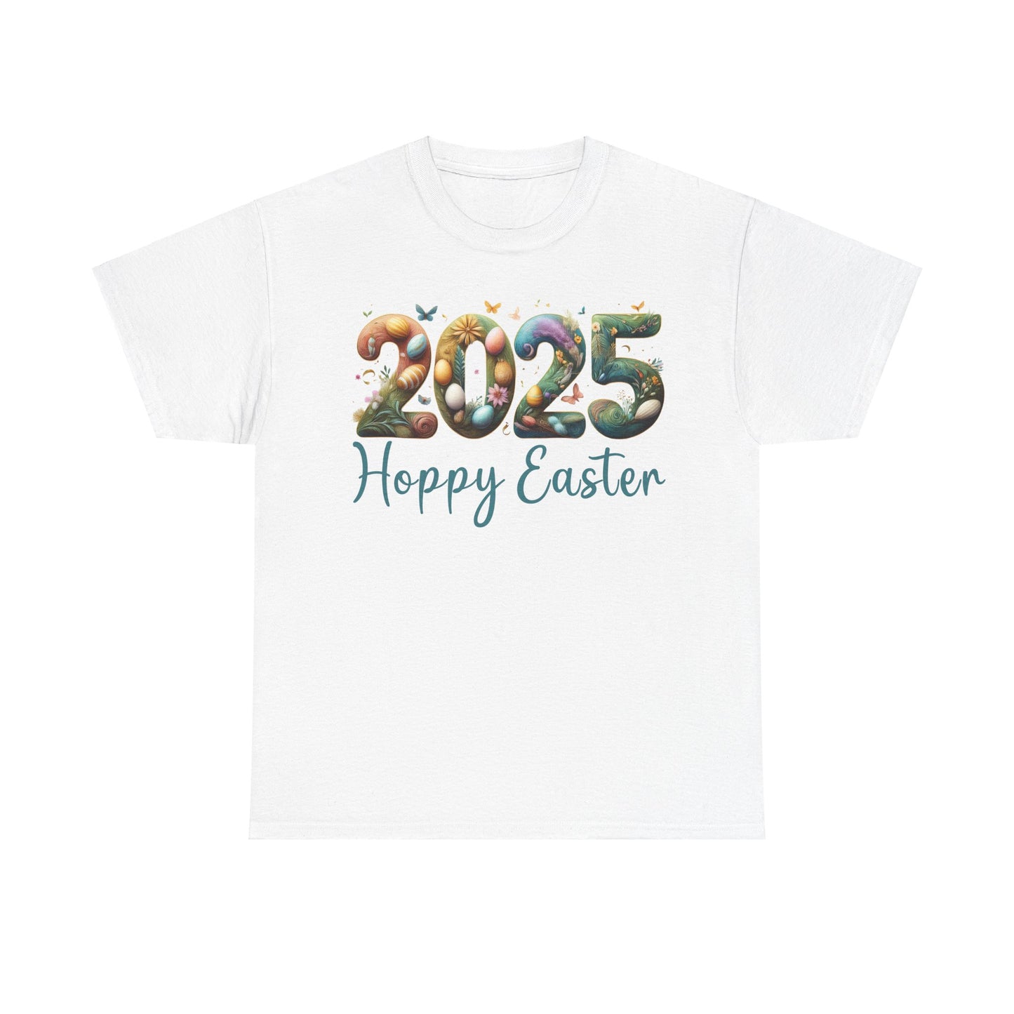 Easter 2025 Unisex Tee - Hoppy Easter Design