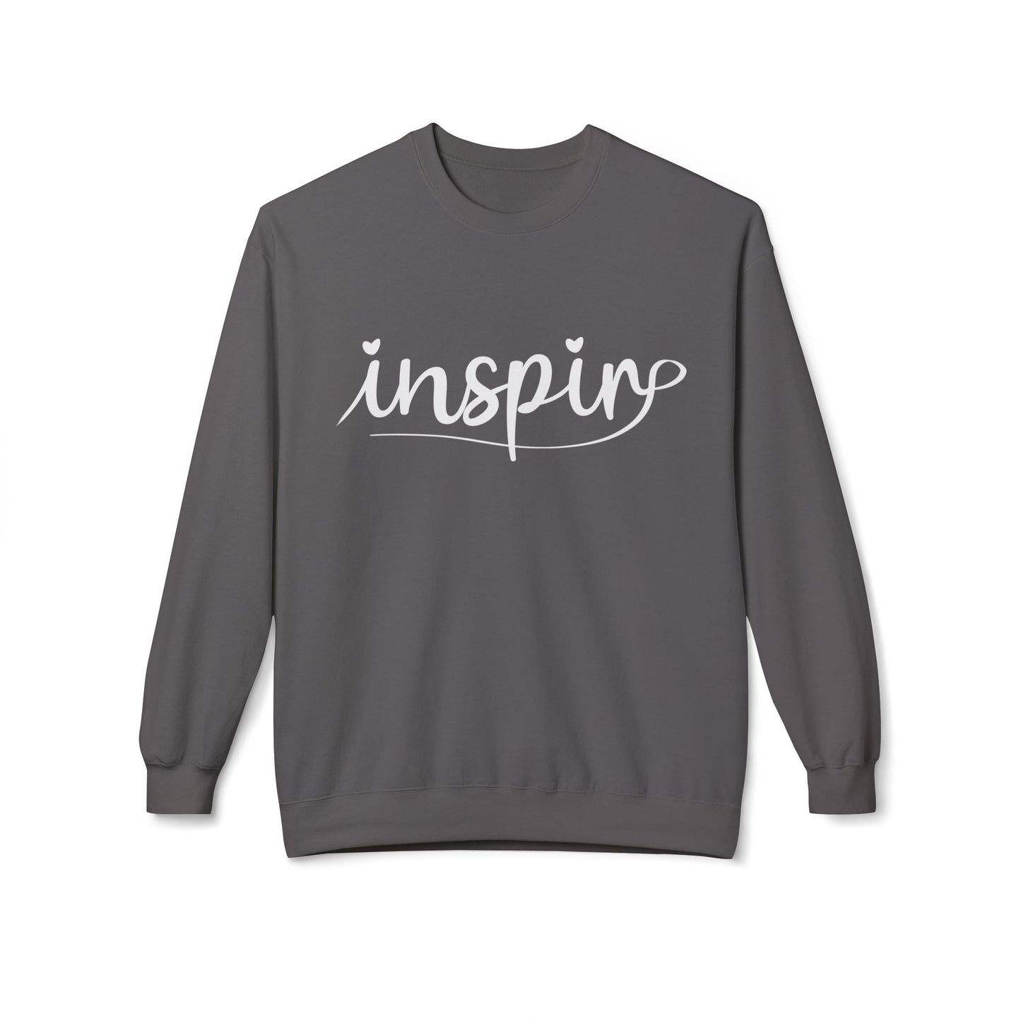 Inspire Fleece Crewneck Sweatshirt - Unisex Inspirational Apparel