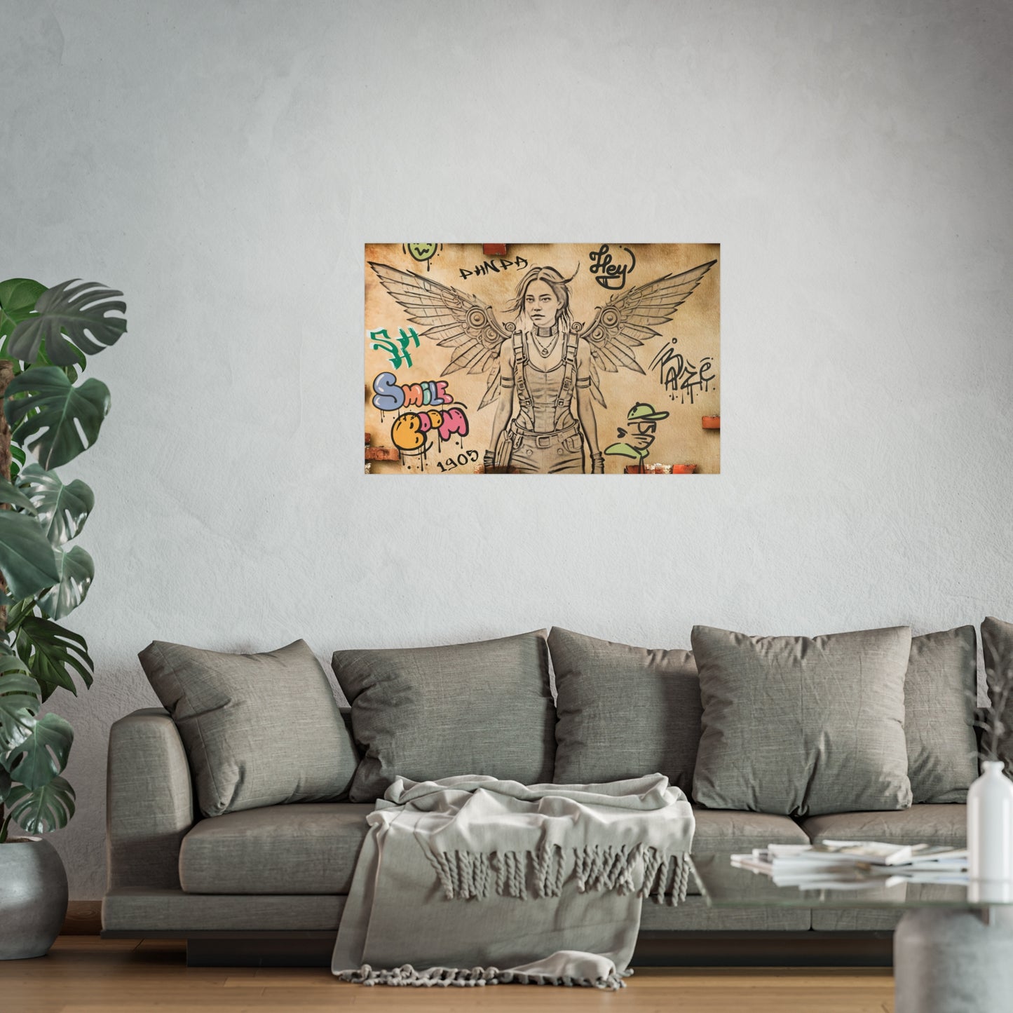 Urban Art Print, Inspirational Wall Decor, Graffiti Poster, Home Decor, Unique Gift for Art Lovers