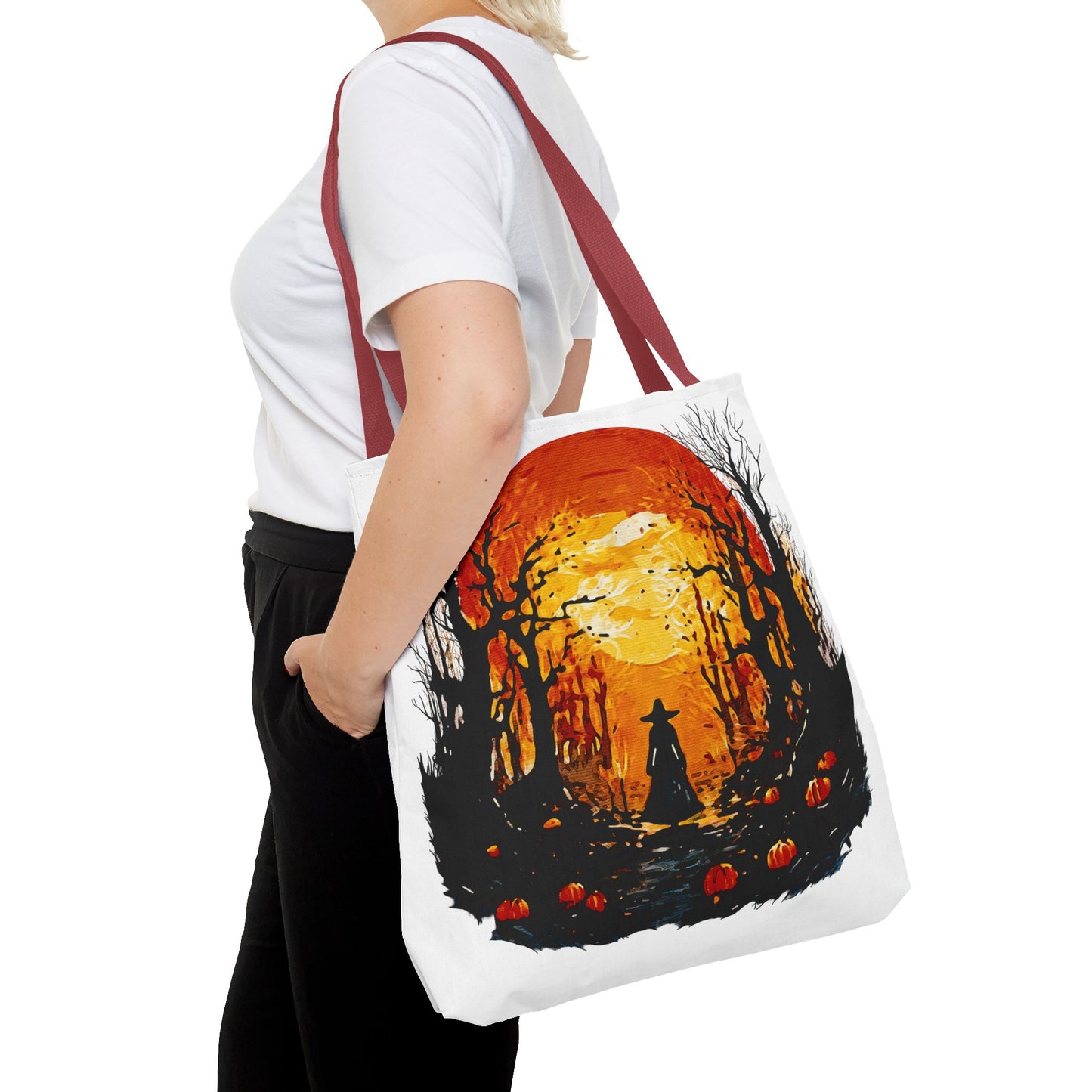 🎃 Moonlit Mischief: Autumn’s Enchanted GlowTote Bag (AOP)