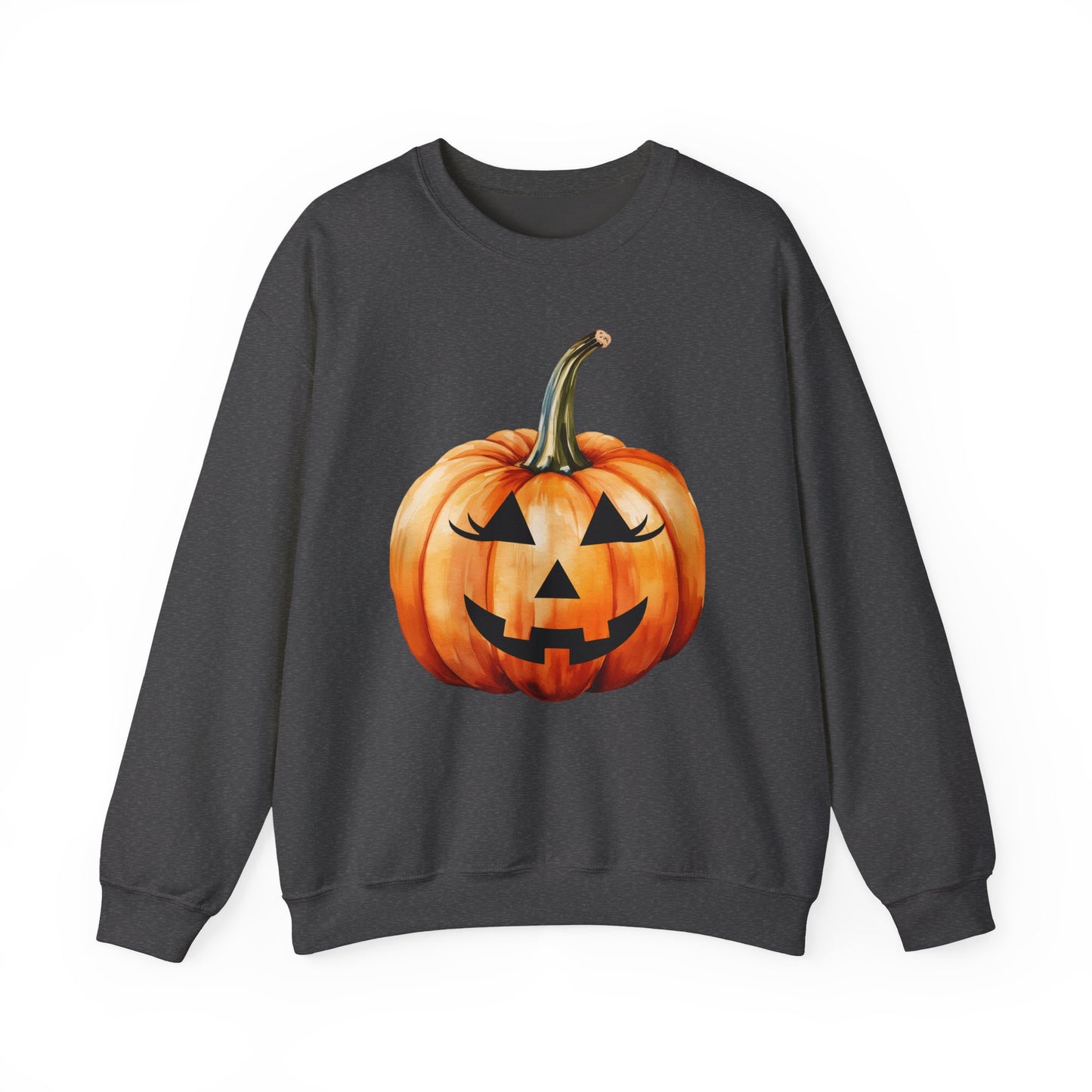 🎃 Embrace Autumn Magic - Pumpkin Bliss Collection for Cozy Season Vibes ✨ - Halloween Pumpkin Crewneck Sweatshirt | Cozy Fall Fashion, Unisex Sweater, Casual Wear, Gift for Halloween Lovers, Autumn Style
