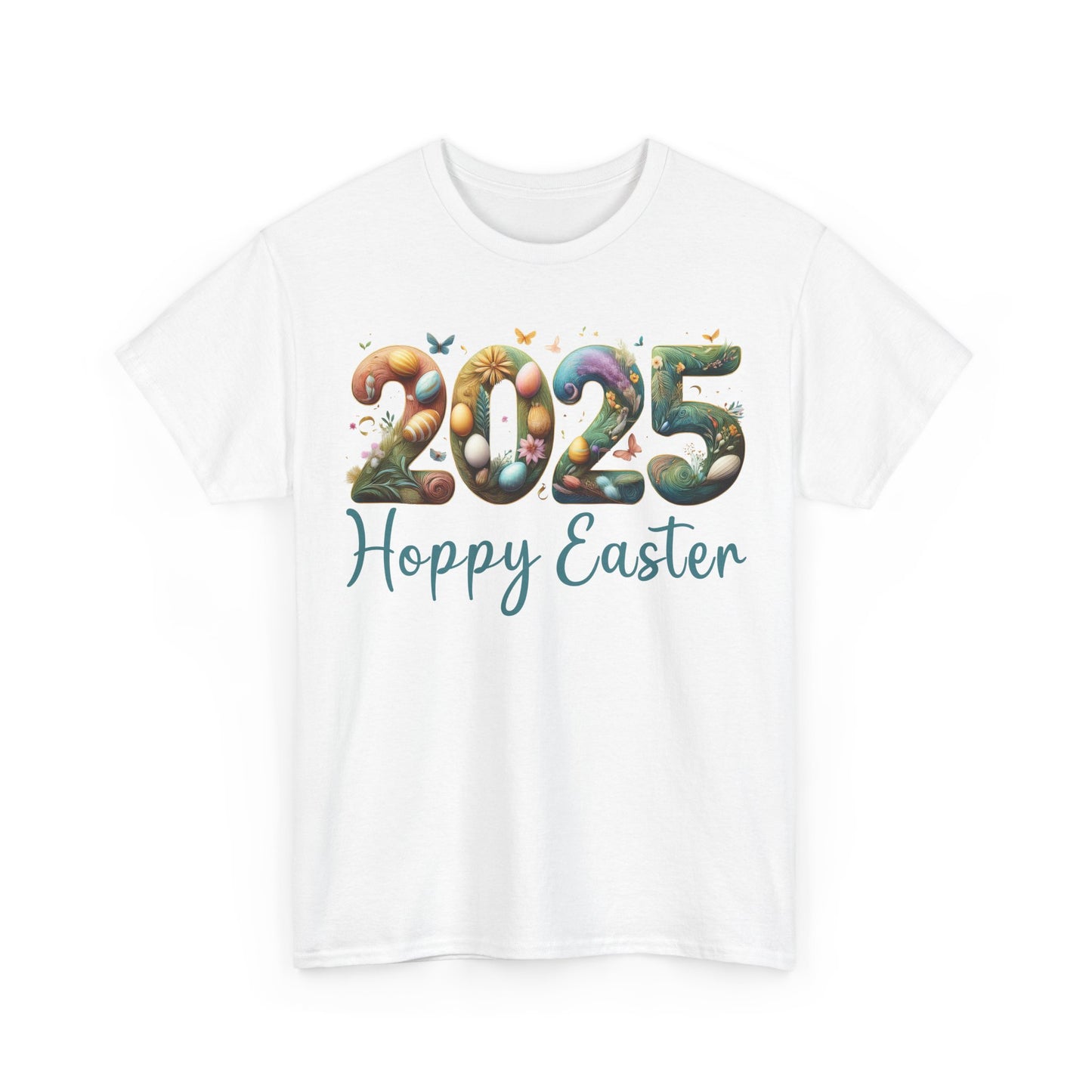 Easter 2025 Unisex Tee - Hoppy Easter Design