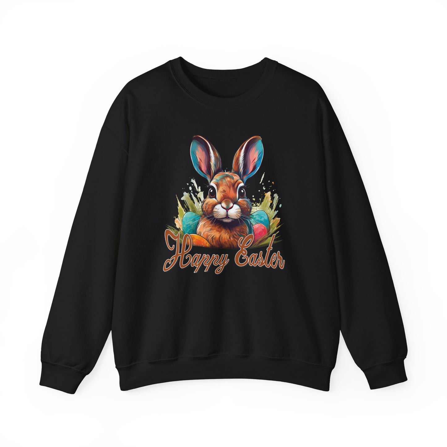 Easter - Happy Easter Bunny Design Crewneck Sweatshirt