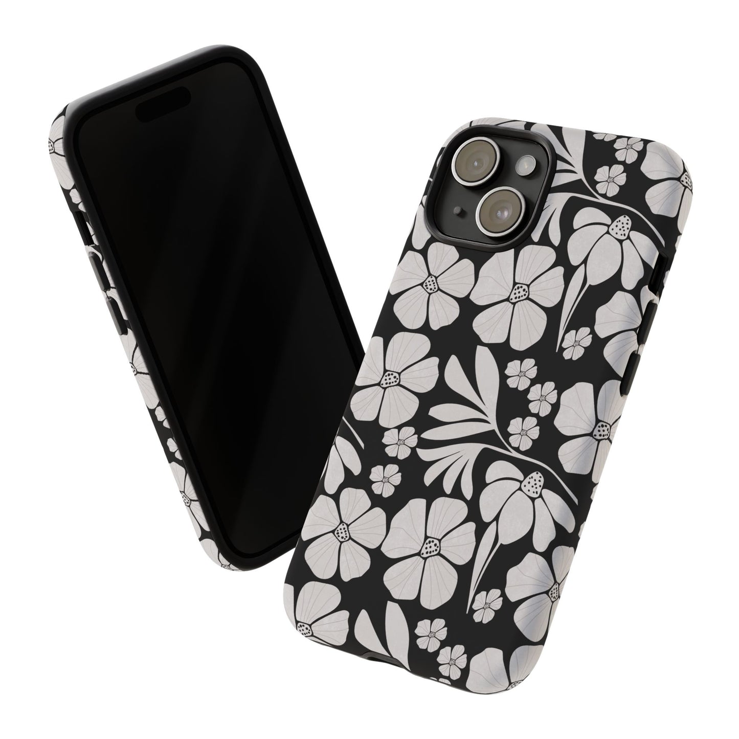 Phone Case - Boho, Retro, Vintage Flower Design Pattern