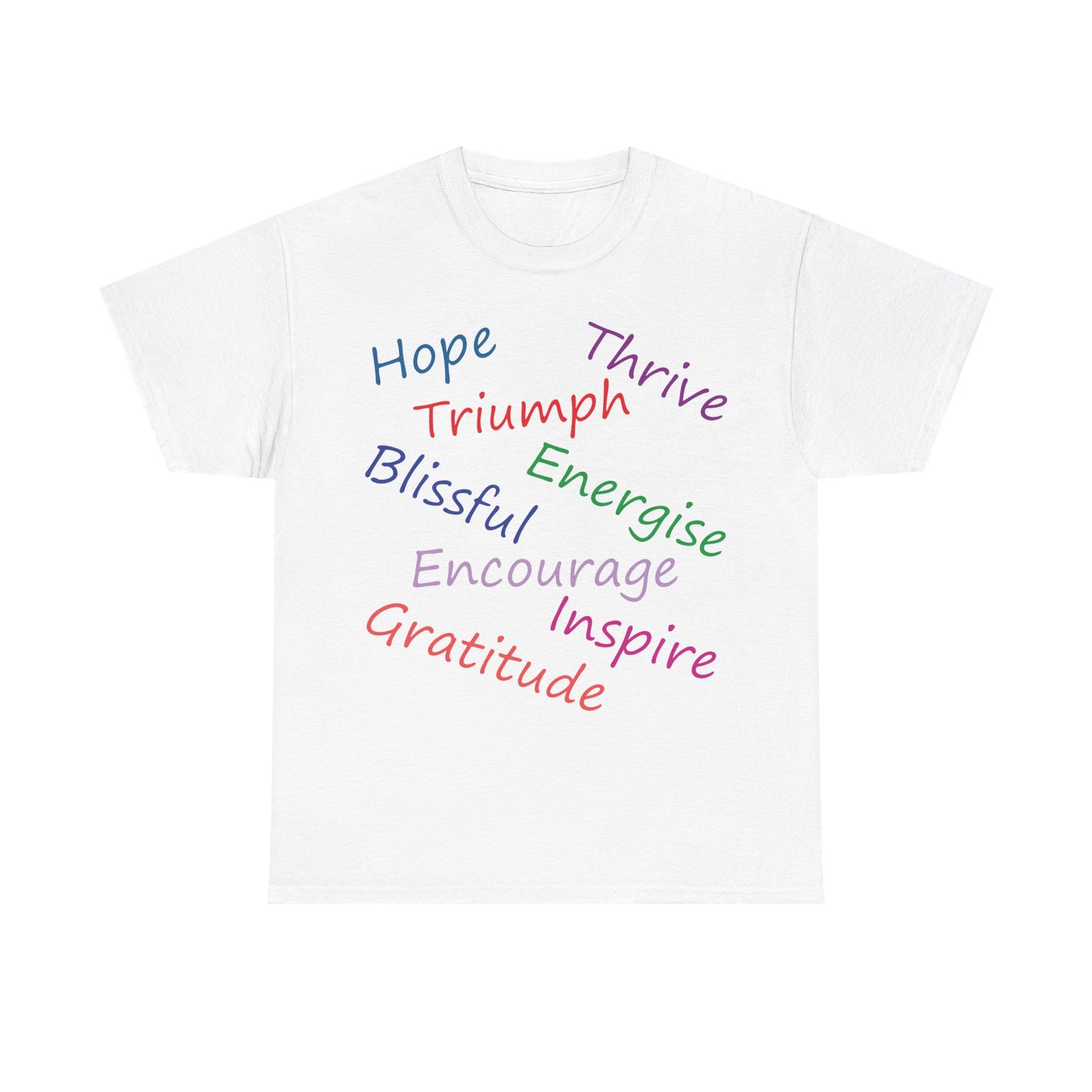 Uplifting Motivational Tee - Inspirational Quotes Shirt, Positive Vibes T-Shirt, Grateful Living Apparel, Hope & Encouragement Gift, [...]