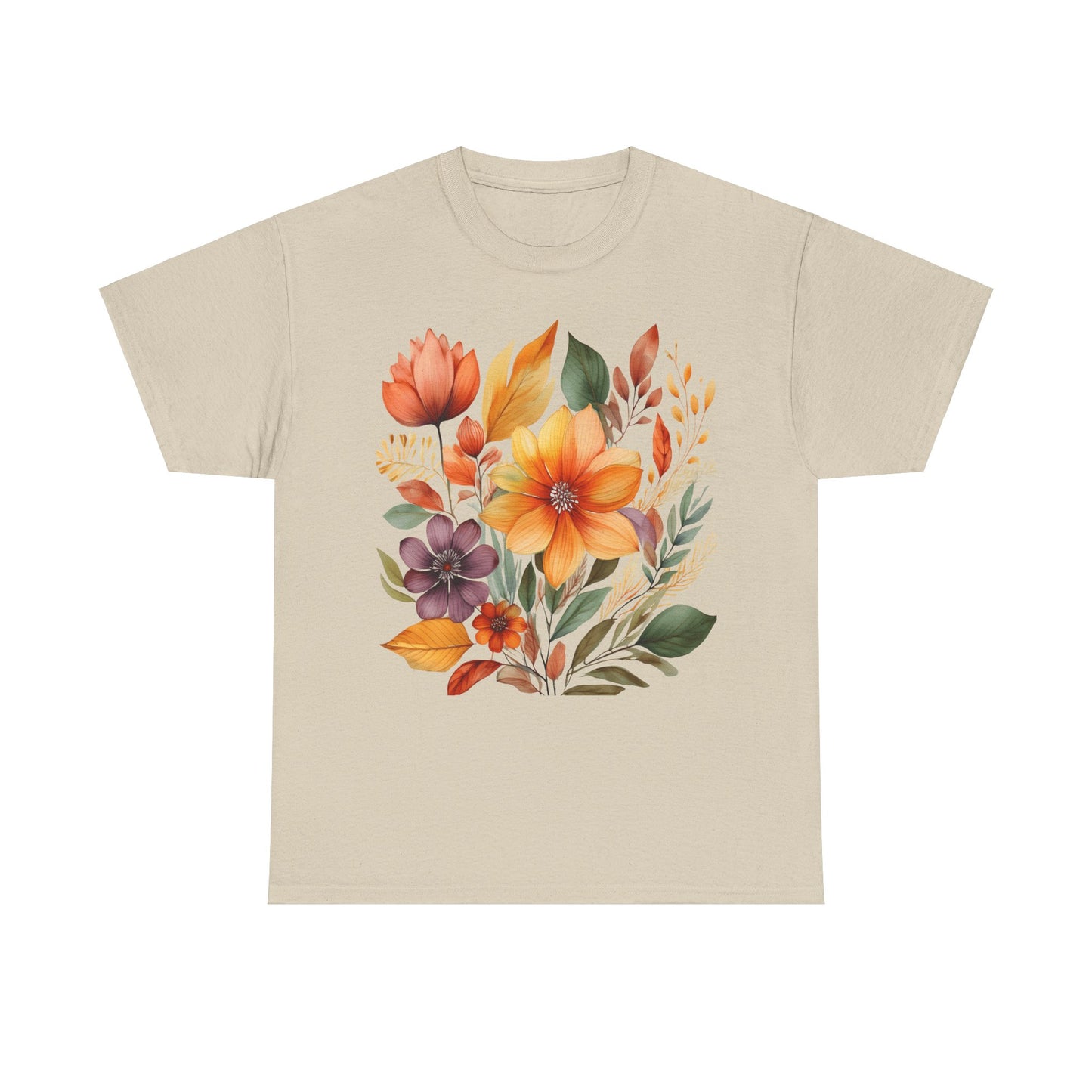 Bloom with Courage Floral Design -  Floral Tee