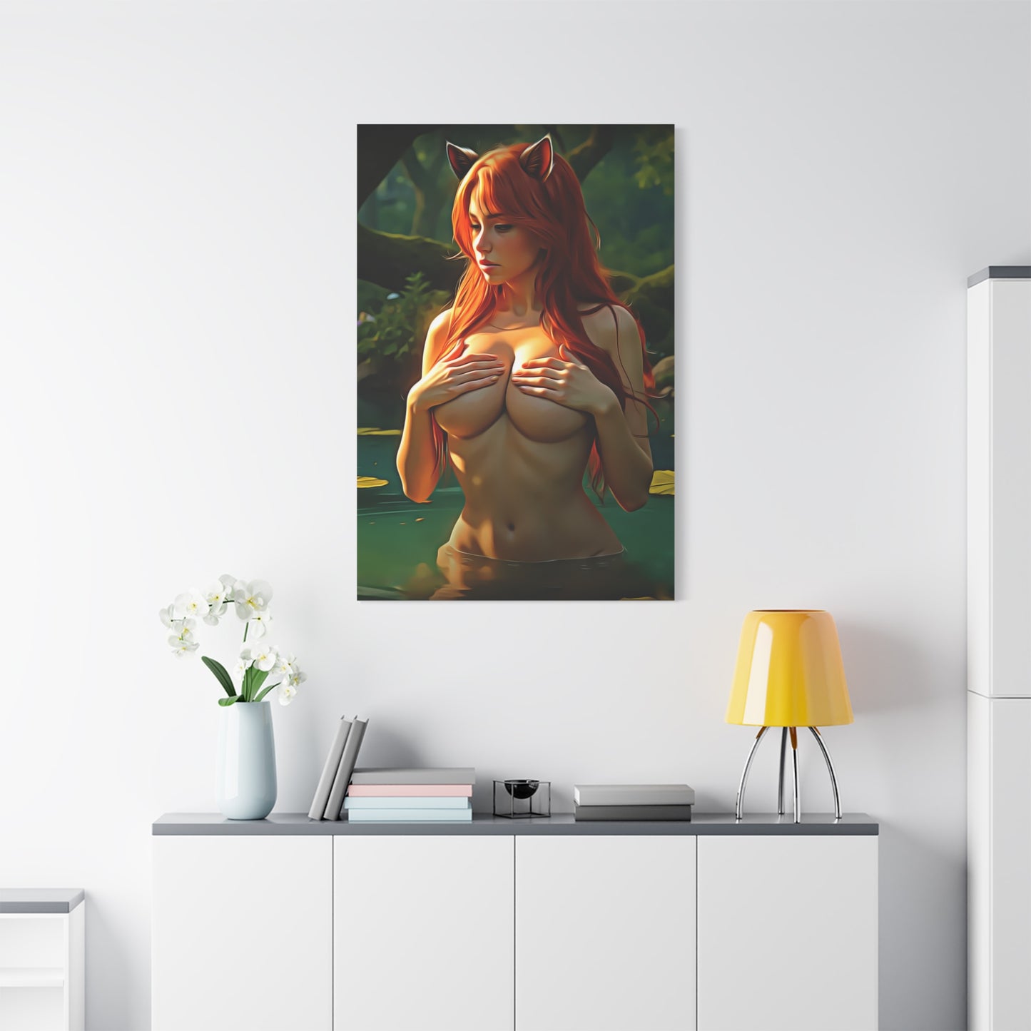 Mystic Forest Guardian – Enchanted Nature Art - Matte Canvas, Stretched, 1.25"