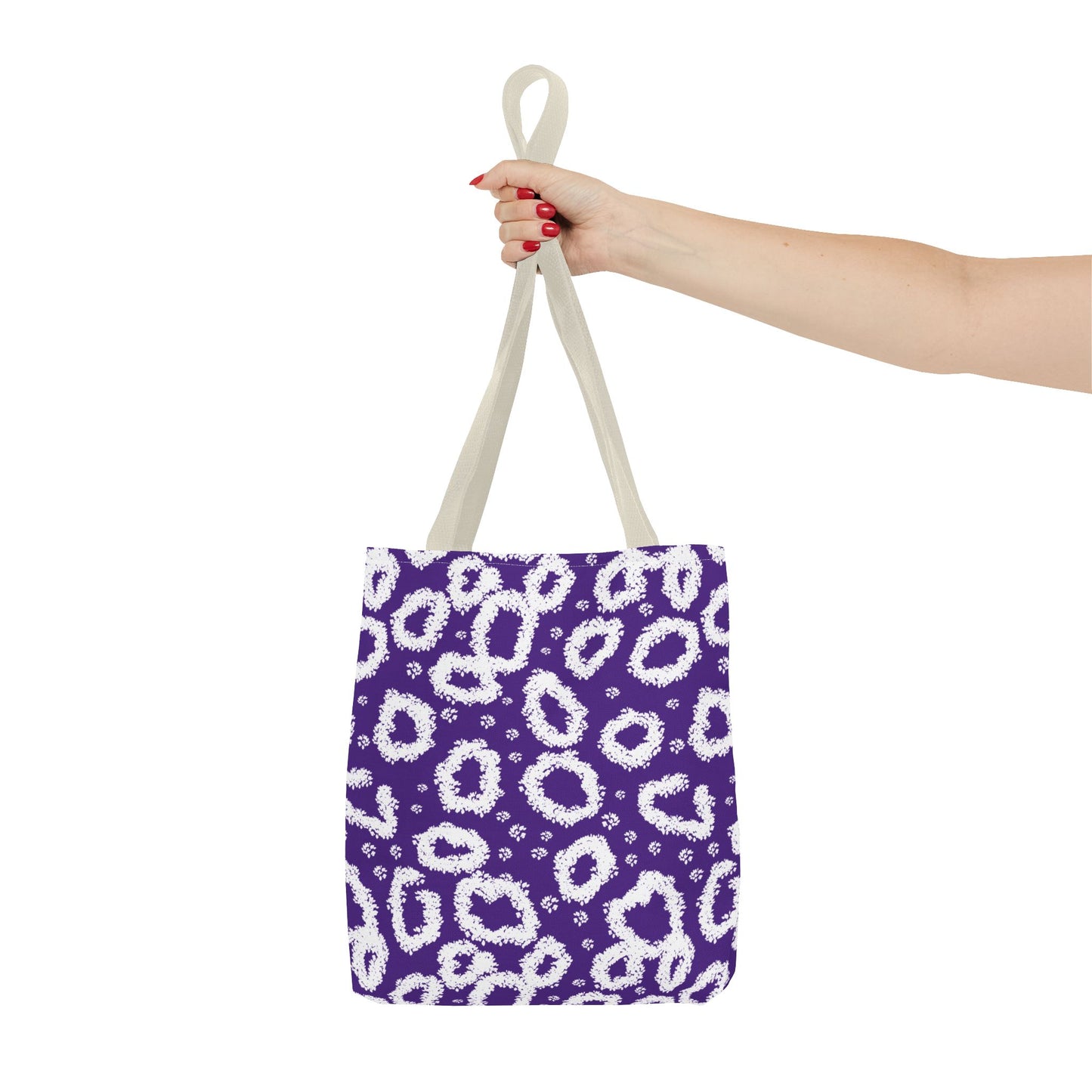Purple Leopard Print Tote Bag - Stylish & Versatile for Everyday Use