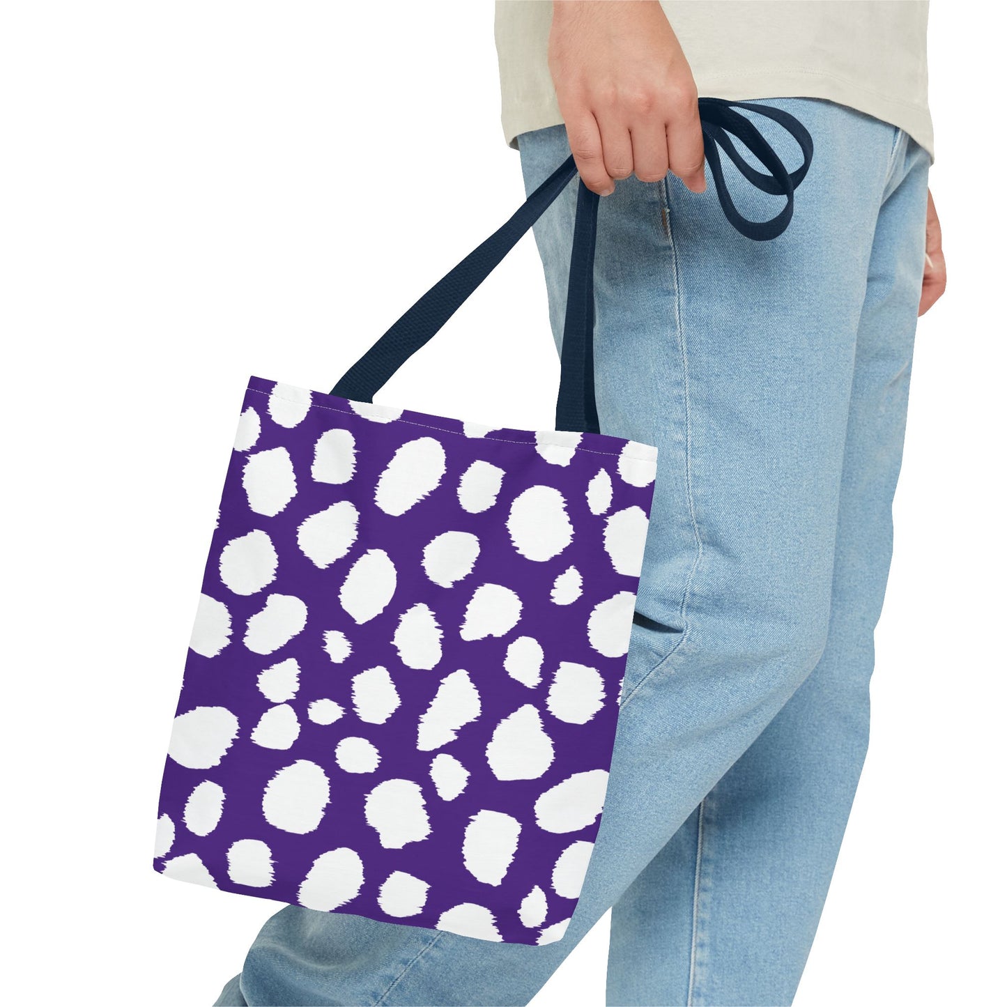 Chic Purple Leopard Print Tote Bag - Stylish & Versatile for Everyday Use