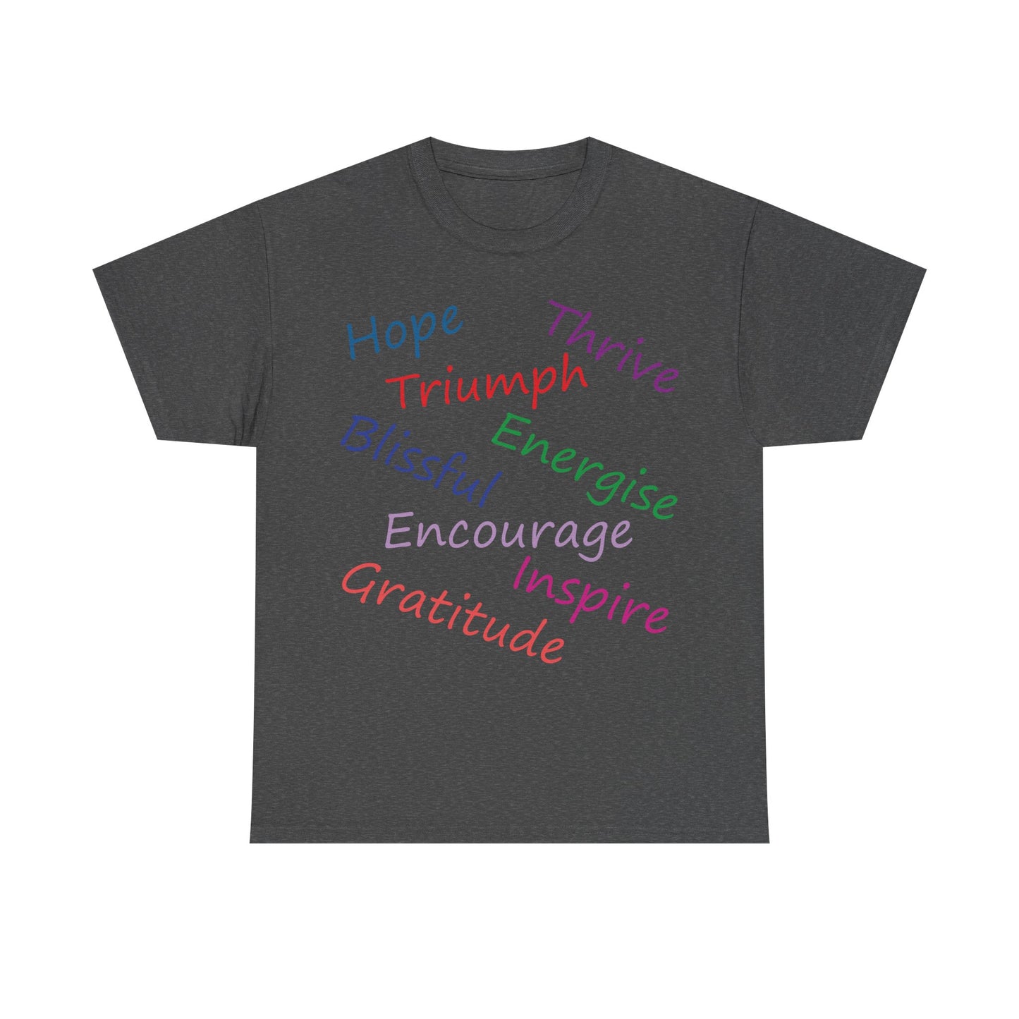 Uplifting Motivational Tee - Inspirational Quotes Shirt, Positive Vibes T-Shirt, Grateful Living Apparel, Hope & Encouragement Gift, [...]