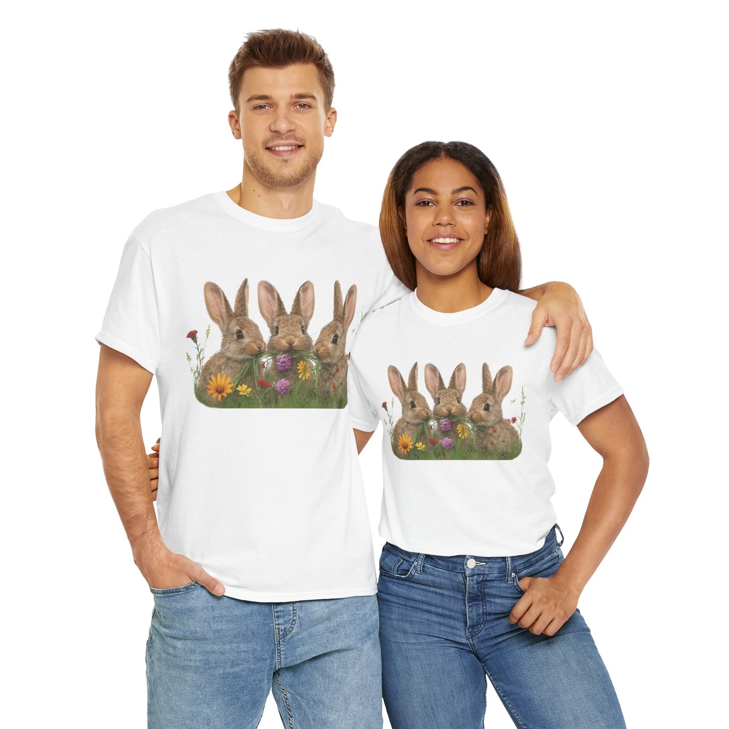 Easter - Unisex Tee - Bunnies Easter Design
