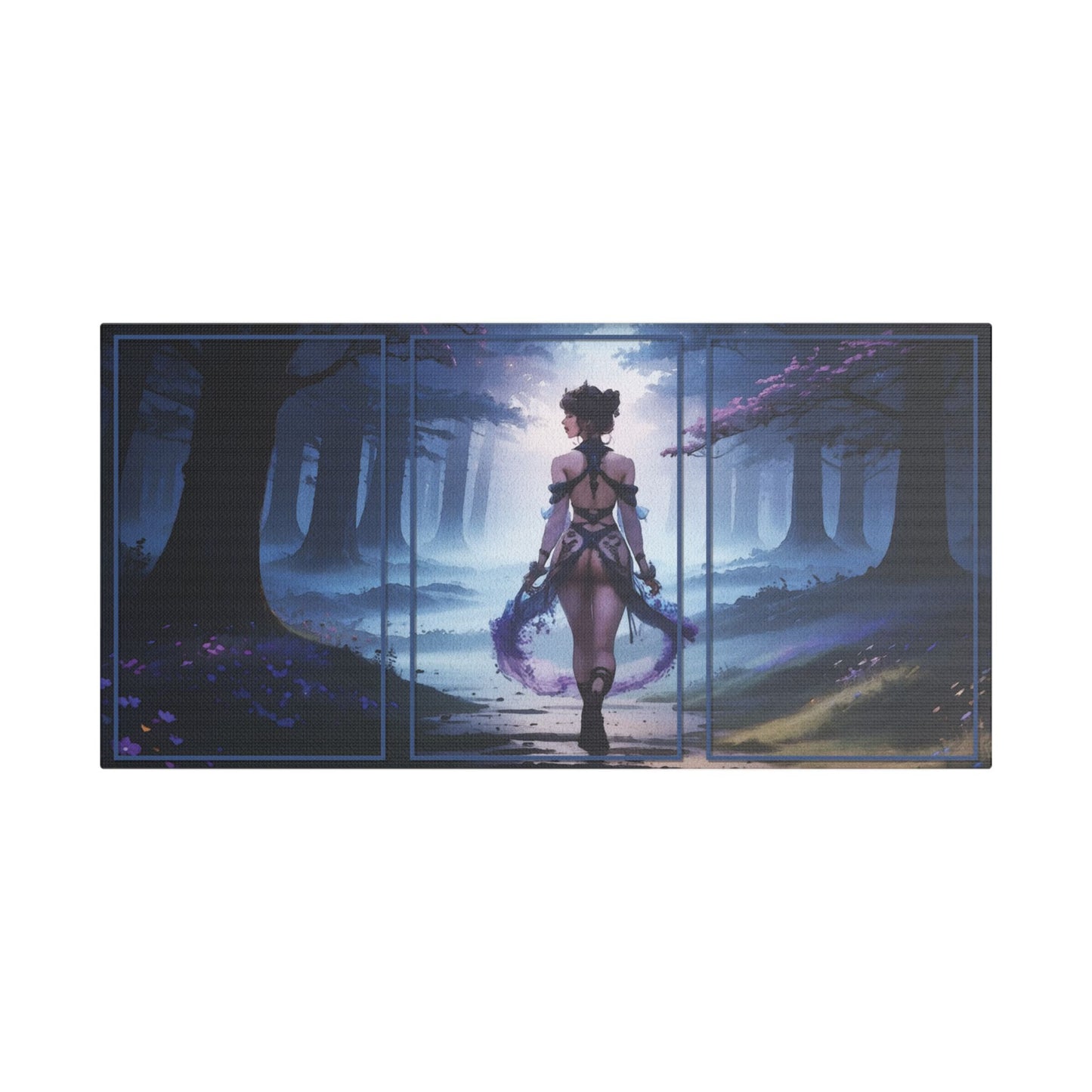 “Whispers of Courage: Into the Enchanted Unknown” - Enchanting Satin Canvas Wall Art, Mystical Forest Scene, Bohemian Home Decor, Gift for Art Lovers, Modern Living Room Accent, Unique [...]