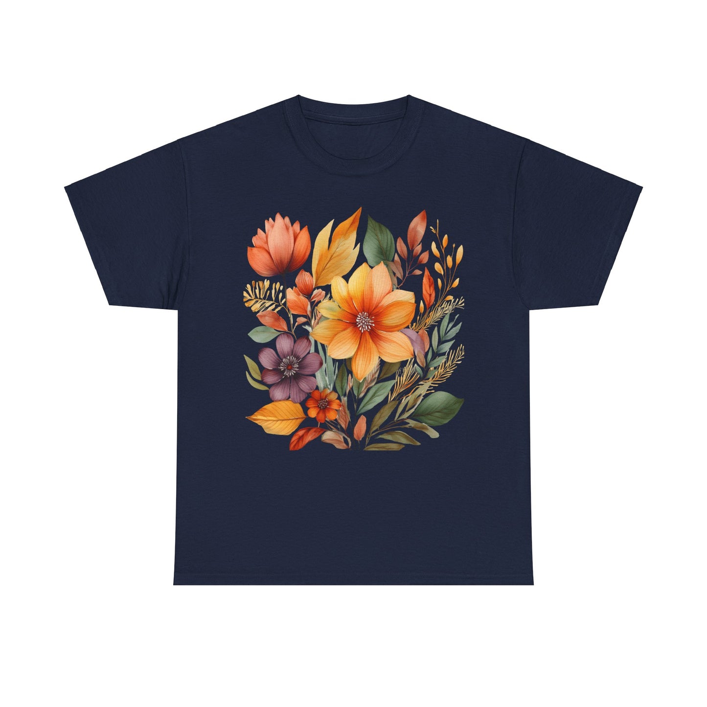 Bloom with Courage Floral Design -  Floral Tee