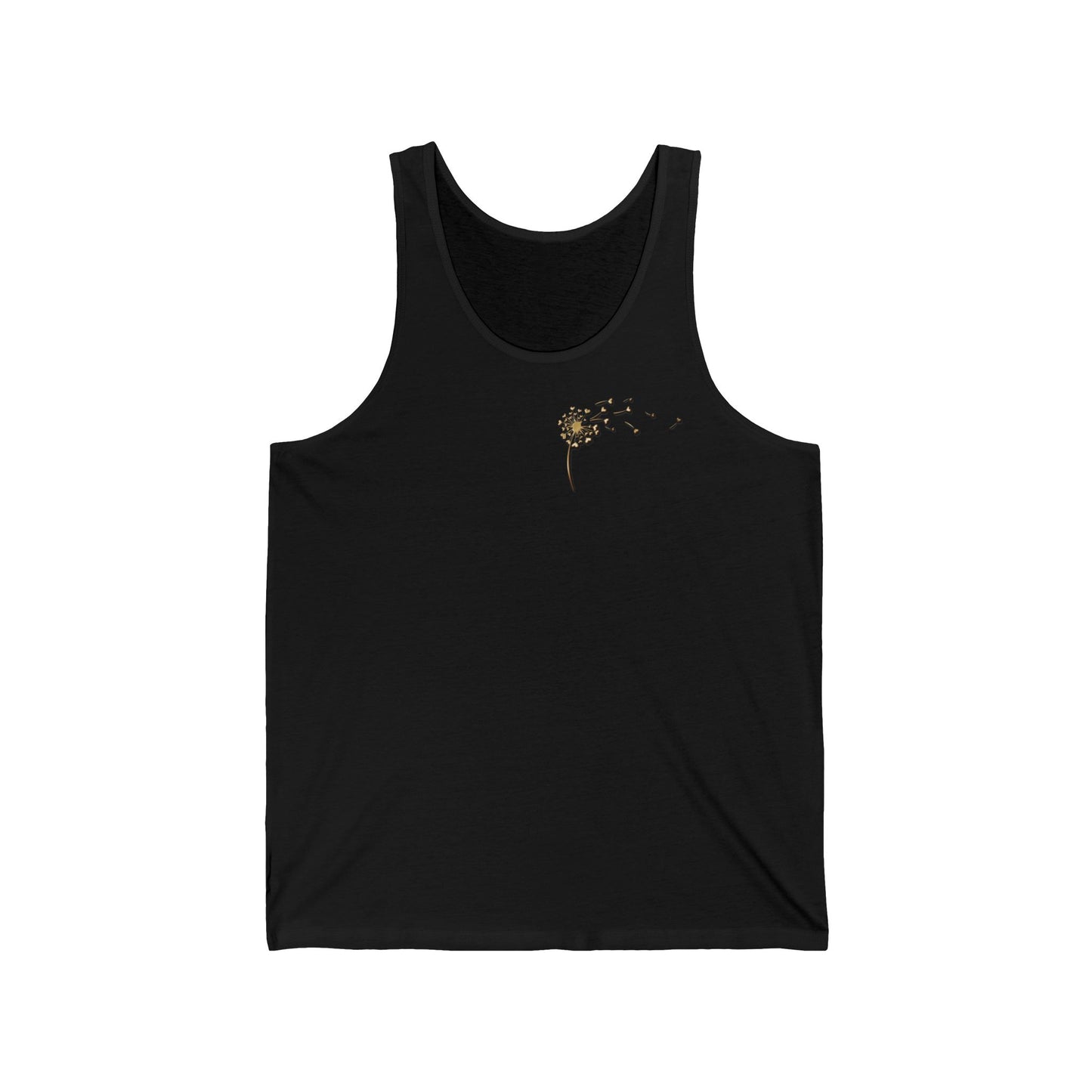 Spread Your Love - Dandelion Dreams - Unisex Jersey Tank – Perfect for Summer Days and Casual Outings