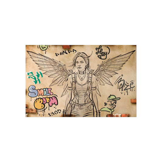 Urban Art Print, Inspirational Wall Decor, Graffiti Poster, Home Decor, Unique Gift for Art Lovers