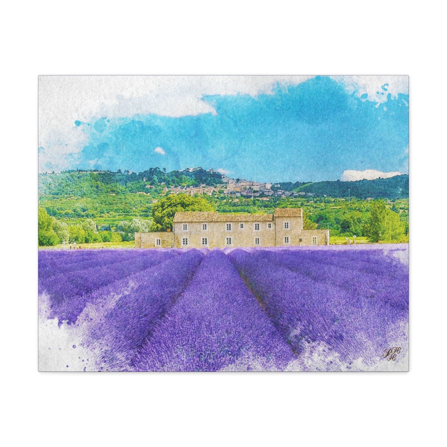 Lavender Fields Canvas Print - Serene Botanical Wall Art