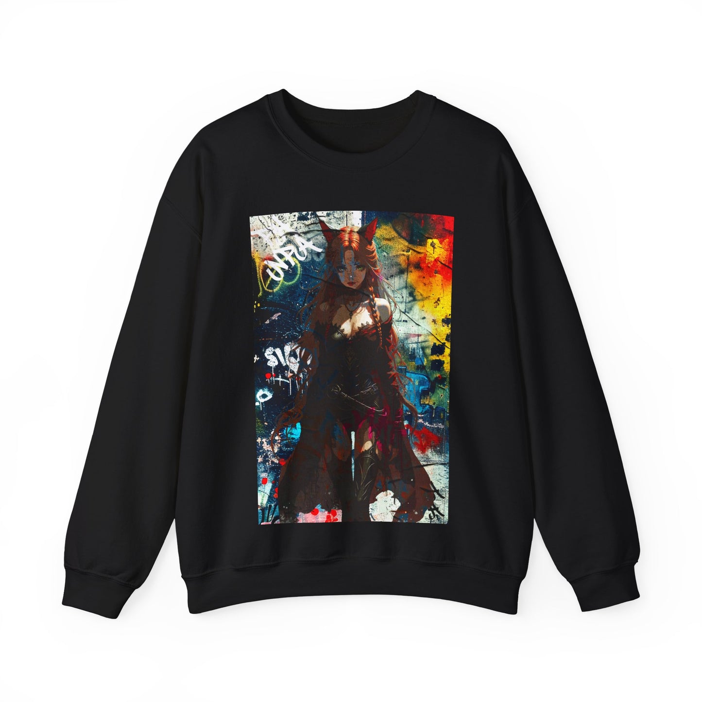 Vibrant Grafitti Art Crewneck Sweatshirt, Unisex Streetwear, Cozy Graphic Sweatshirt for Art Lovers, Perfect Gift for him/her/Teens, [...]