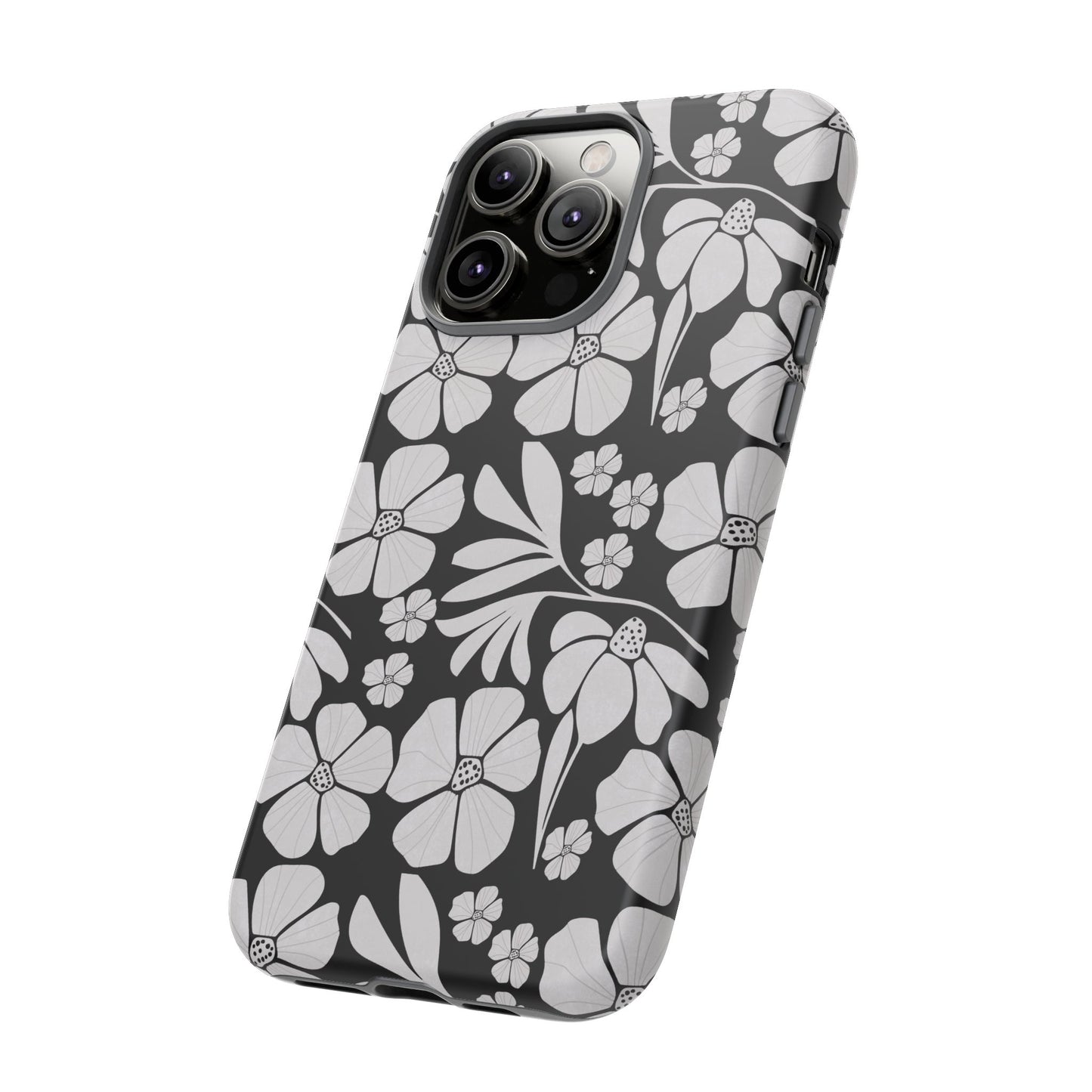 Phone Case - Boho, Retro, Vintage Flower Design Pattern