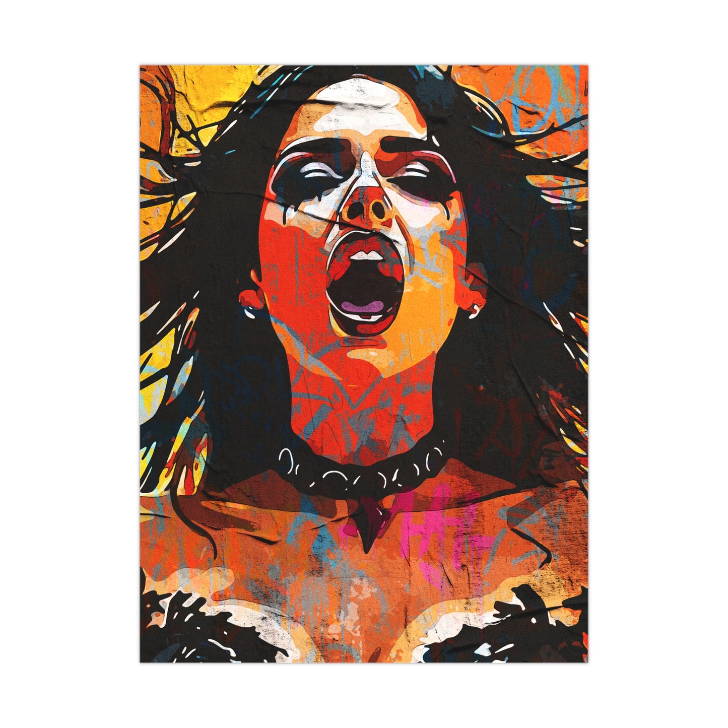 Resonant Roar: Ignite Your Space with Vibrant Urban Expression - Bold Statement Matte Posters for Home Decor, Artistic Wall Art, Vibrant Prints, Unique Gift Idea, Modern Artwork