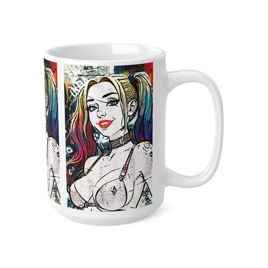 Rebel Radiance: Bold Beauty, Street Soul — Wear or Display Your Fierce, Fearless Expression - Vibrant Comic-Inspired Ceramic Coffee Cups - Perfect Gift for Pop Culture Fans, Art Lovers, Birthdays, Halloween, Coffee Lovers